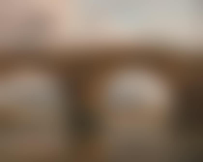 Study of a bridge in front of a landscape (preview)