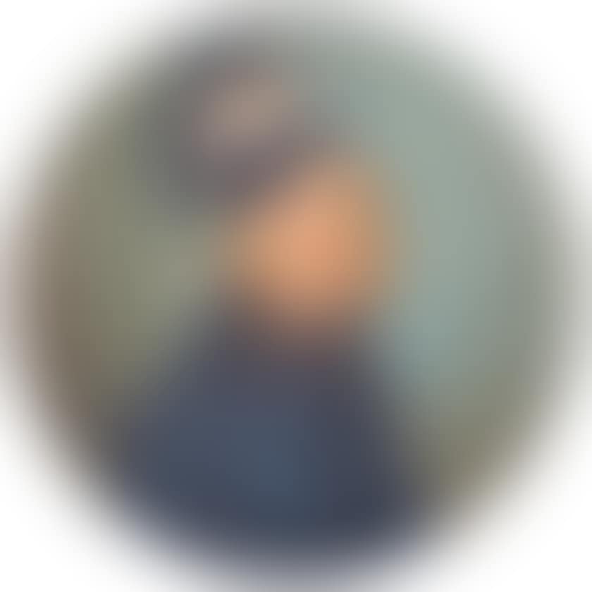 Portrait of a hussar in blue frock coat (preview)