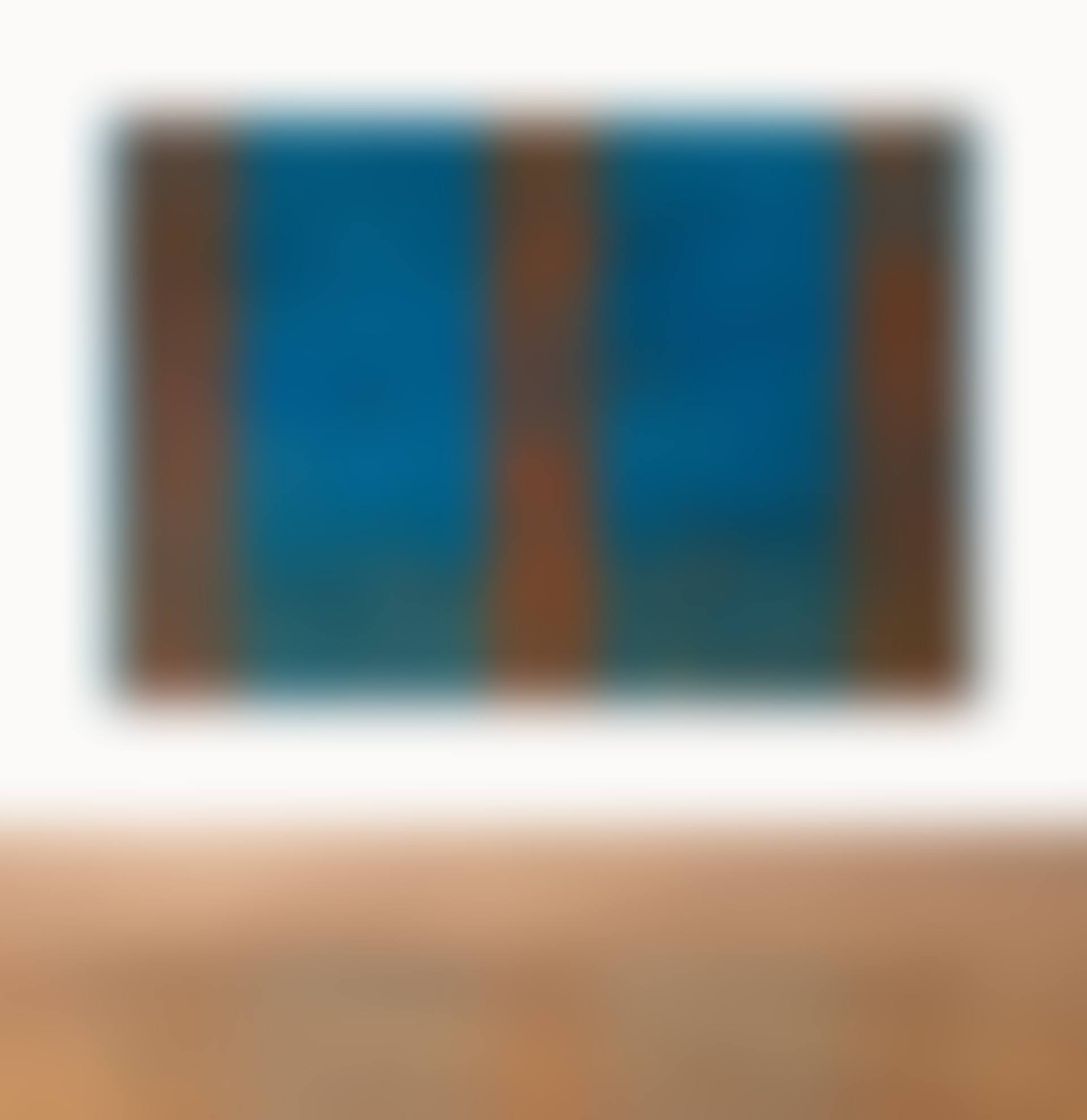 UNTITLED (CANOPY PAINTING: BLUE AND ORANGE) (preview)