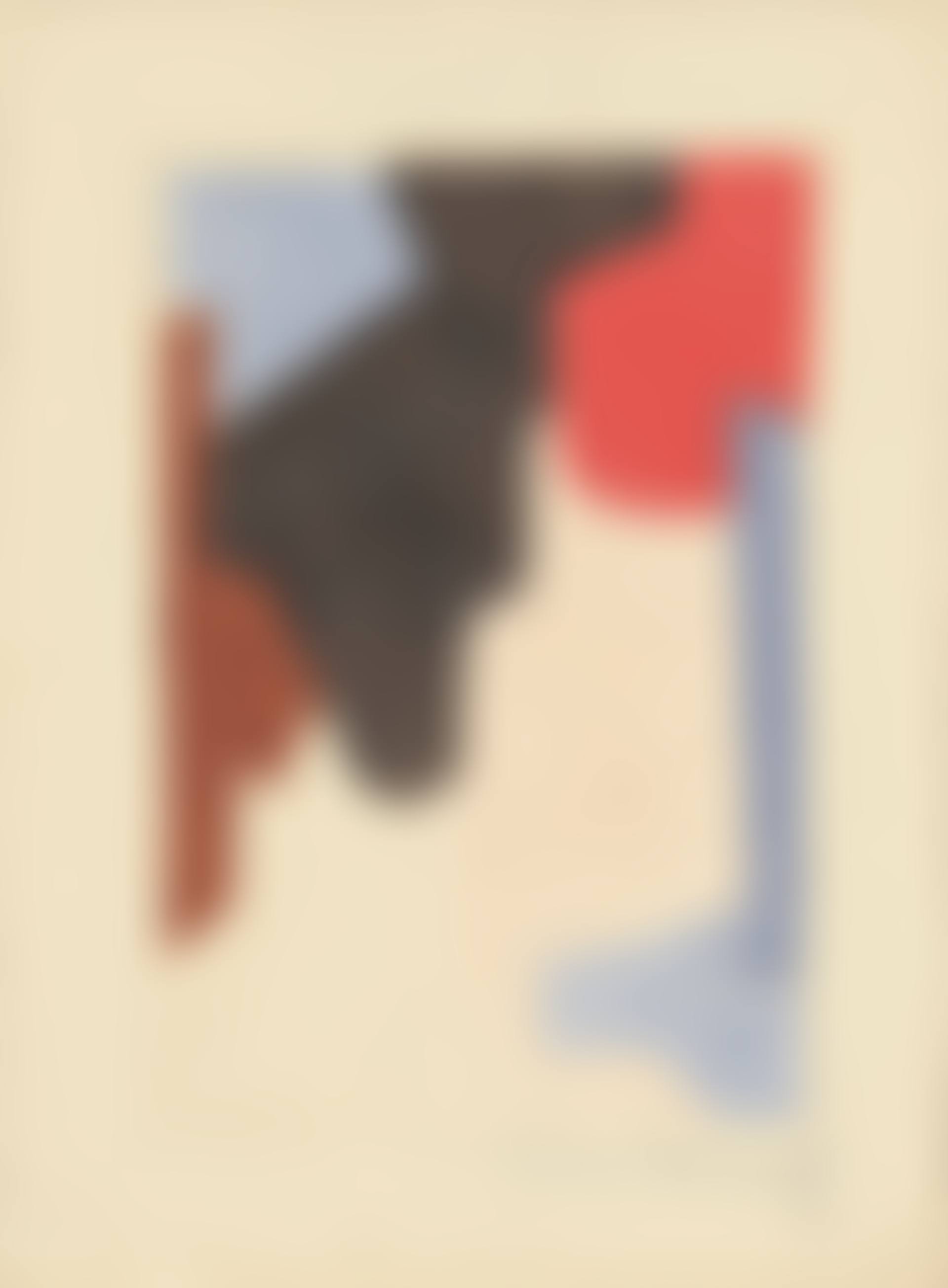 Composition brune, blanche, bleue et rouge, plate 1 from: Parménide. Dialogue de Platon (preview)