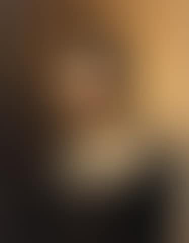 Portrait of a lady, bust-length, in a dark blue dress (preview)