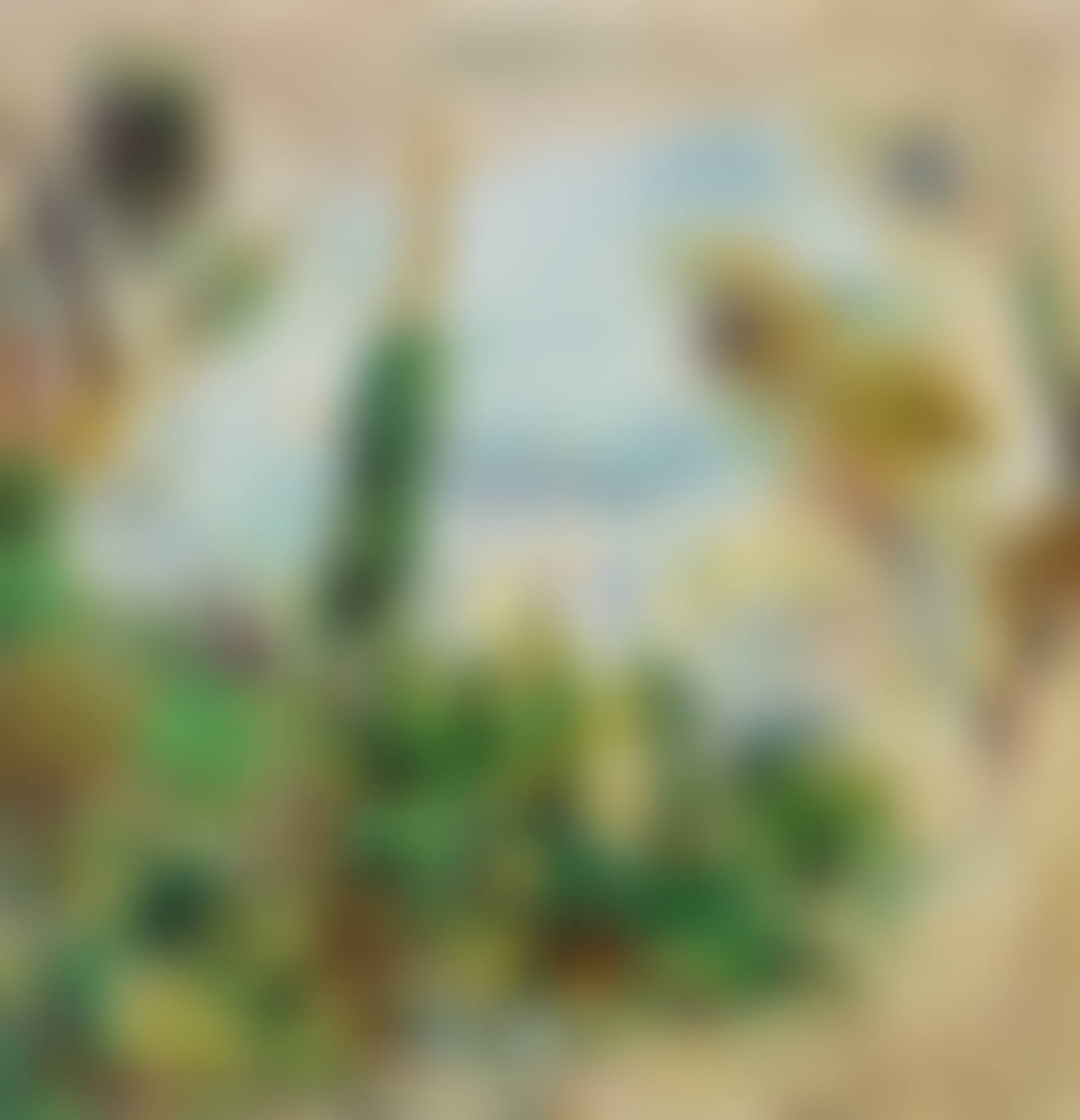 PAYSAGE, AU PREMIER PLAN FLEURS GRIMPANTES, AU FOND MAISONS (preview)