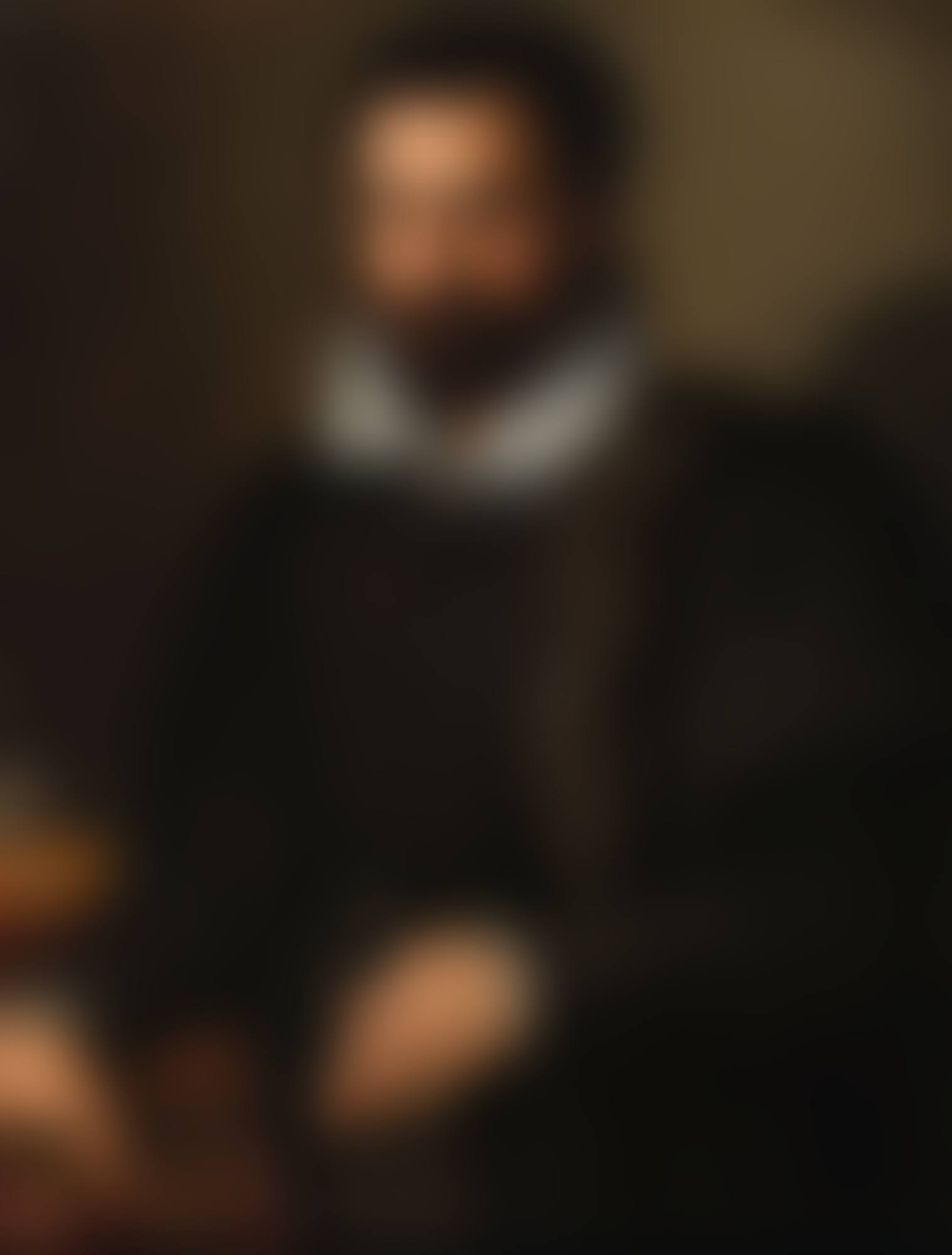 PORTRAIT OF A GENTLEMAN, THREE-QUARTERS, HIS ARM RESTING ON A WRITING TABLE (preview)