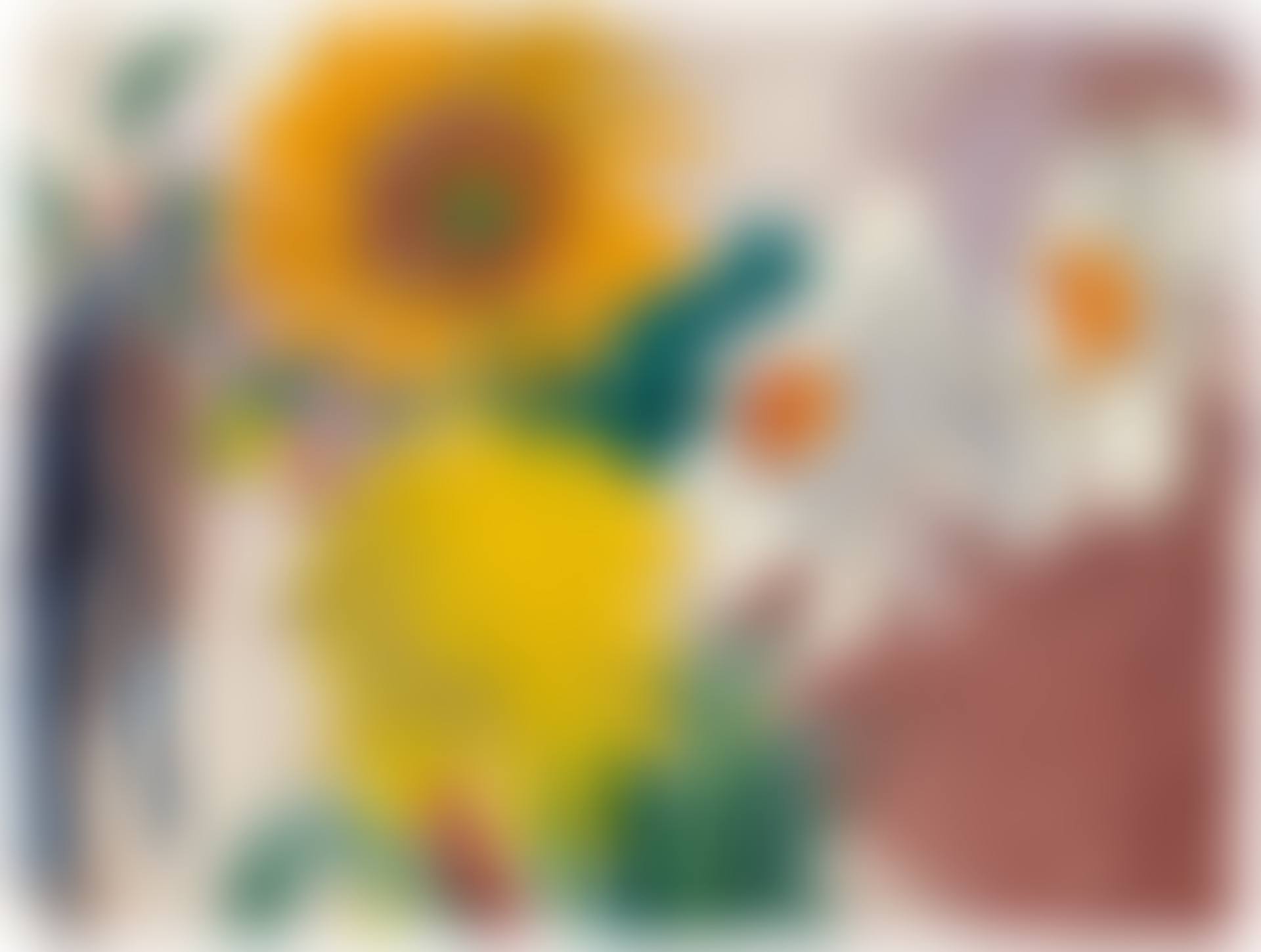 Sonnenblume und gelbe Dahlienblüte (preview)
