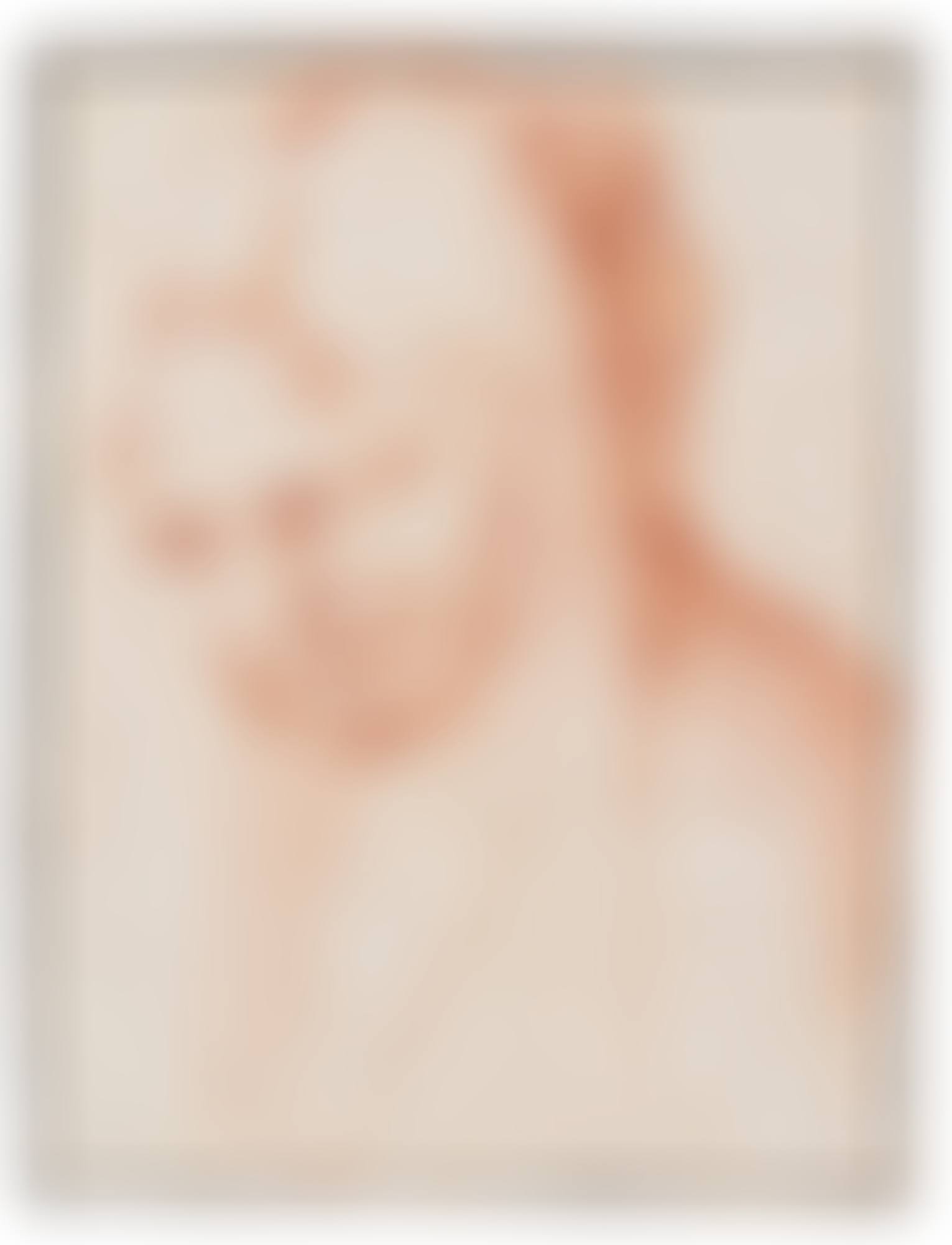 HEAD OF A WOMAN WEARING A VEIL WITH TWO SMALL NAKED FIGURES ON IT (preview)