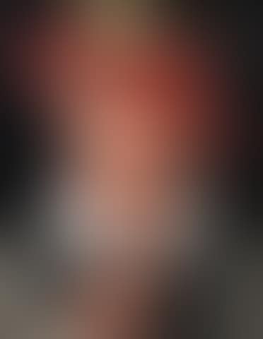 Caricature of an old man in a red plumed hat (preview)