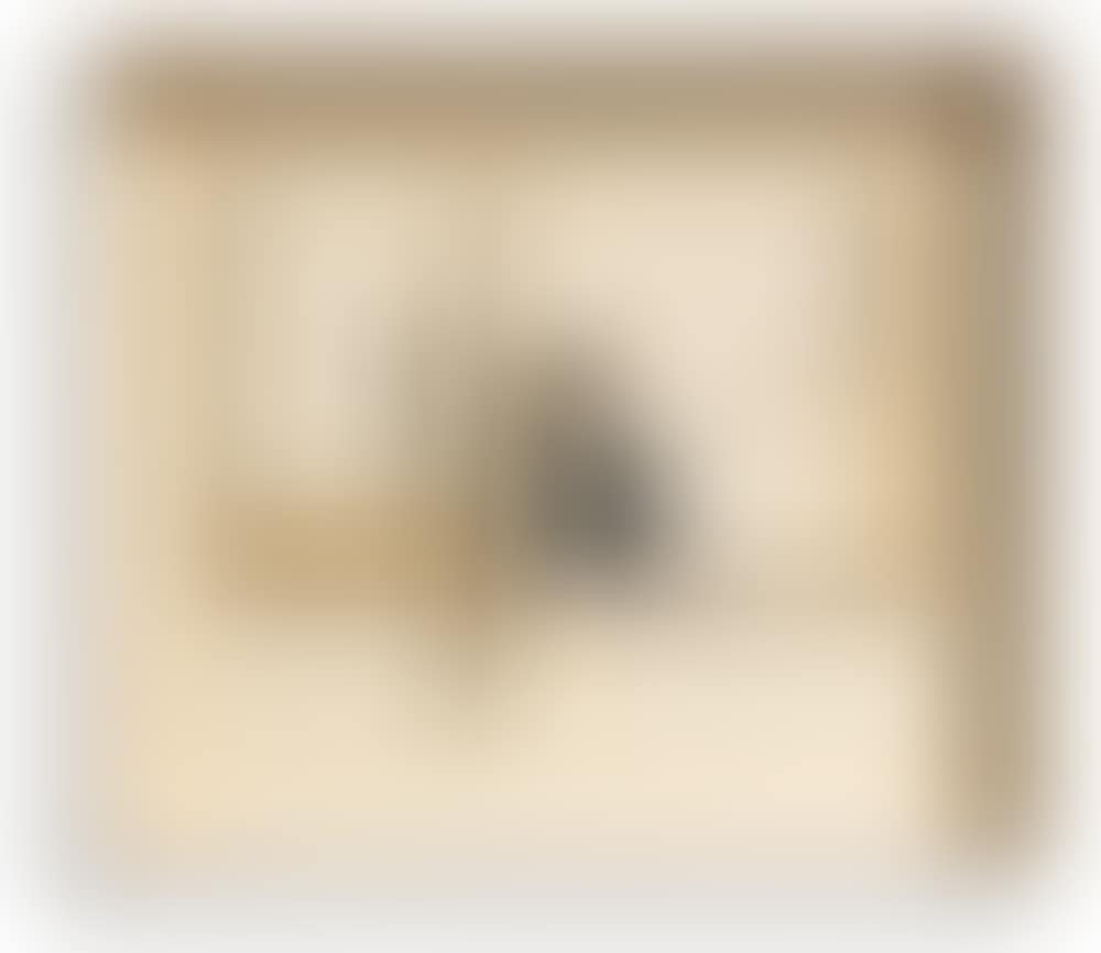 Abstract in White, Black and Ochre (preview)