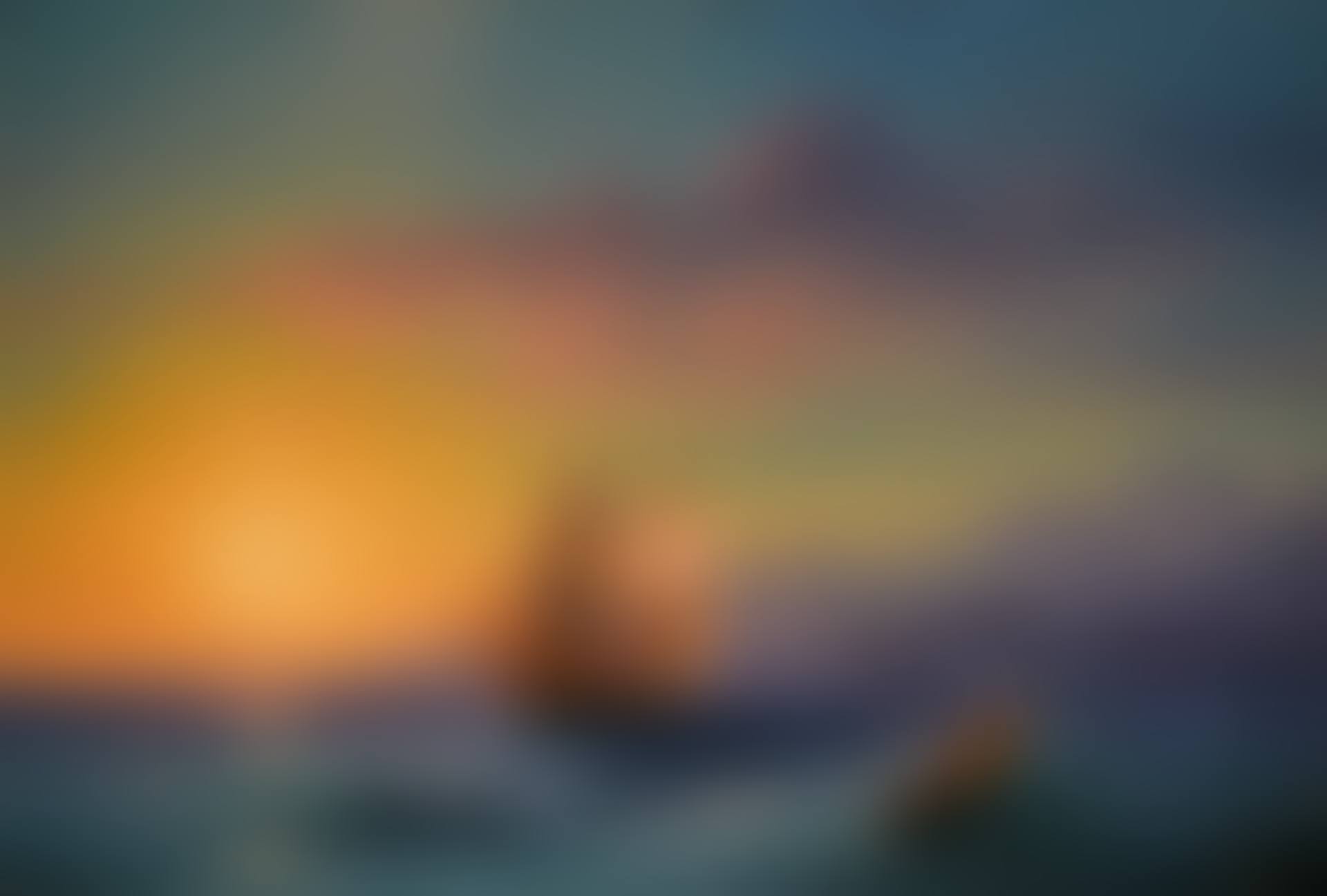Ship at Sunset off Cap Martin (preview)