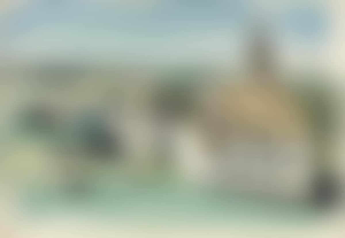 Landscape with a White Church (preview)