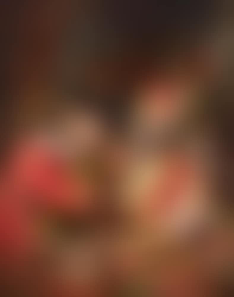 A monkey wearing a black cap with exotic fruit (preview)