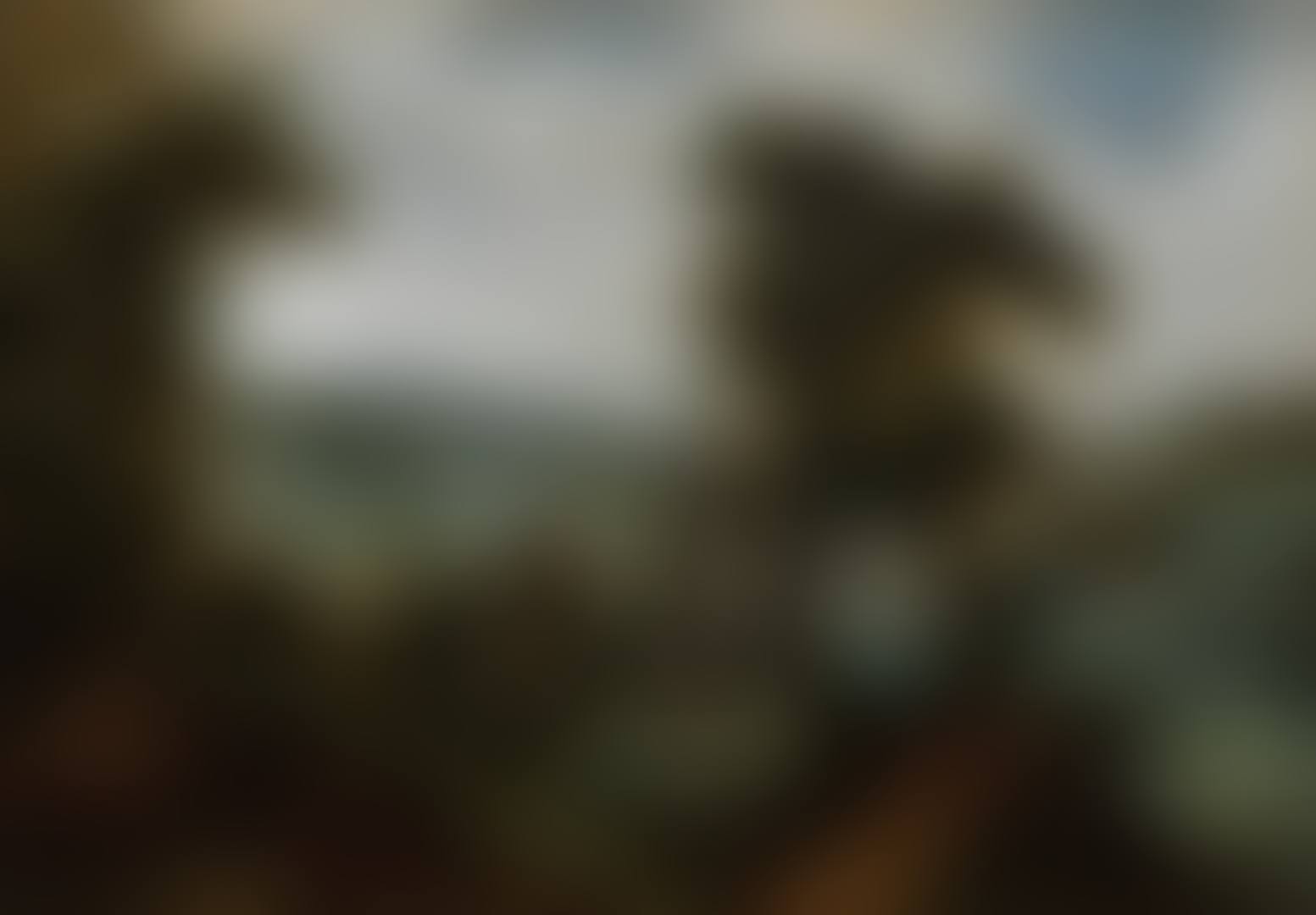 A WOODED LANDSCAPE WITH HUNTERS BY A VILLAGE (preview)