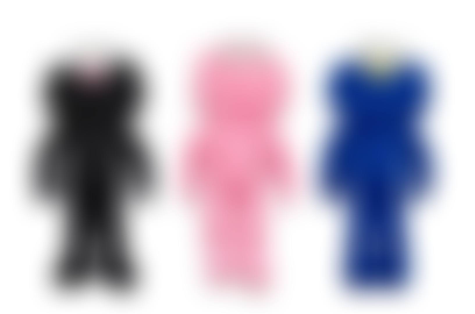 BFF絨毛（黑、粉紅、藍）BFF Plush (Black & Pink & Blue) (three works) (preview)