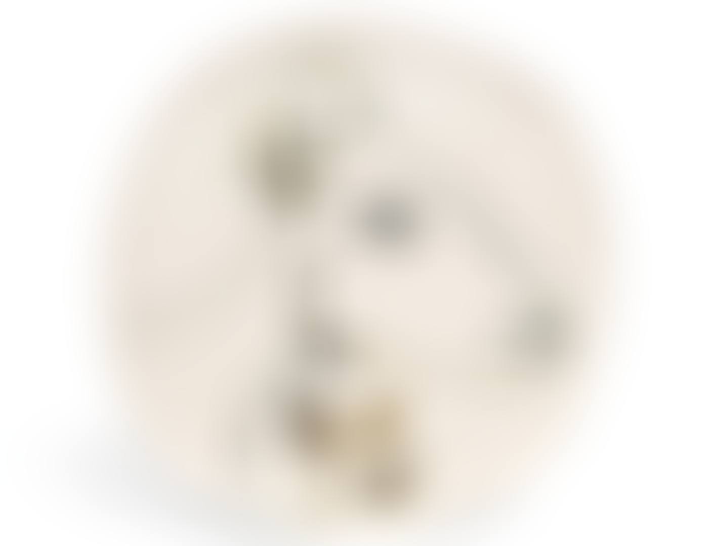 TÊTE DE CHÈVRE DE PROFIL AVEC FEUILLAGE (preview)