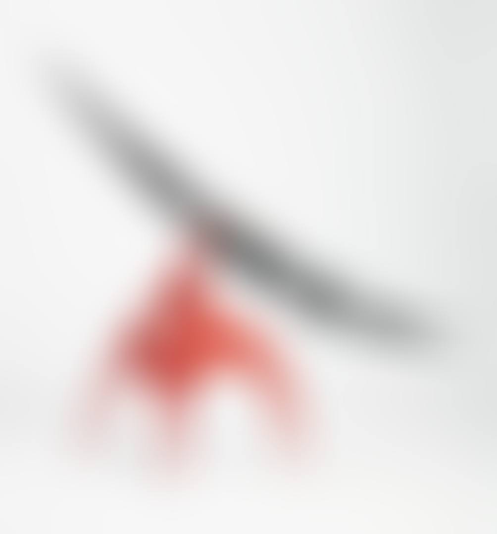 PERFORATED BLACK BOOMERANG ON RED (preview)