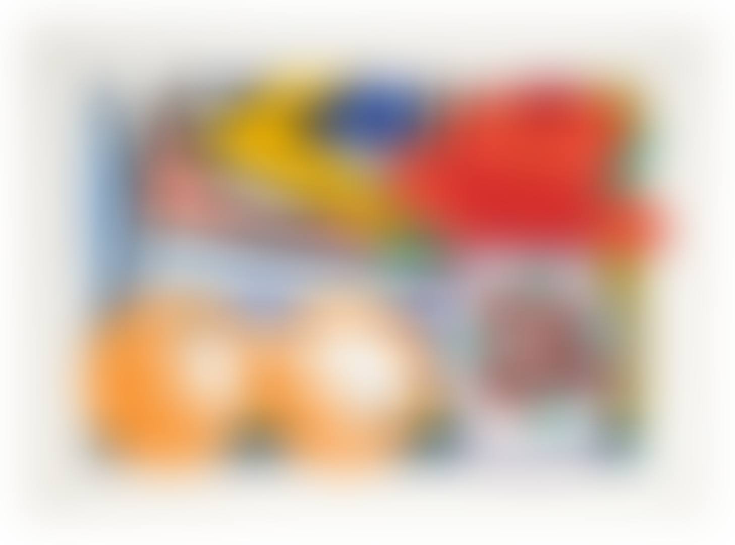 STILL LIFE WITH LICHTENSTEIN AND TWO ORANGES (preview)