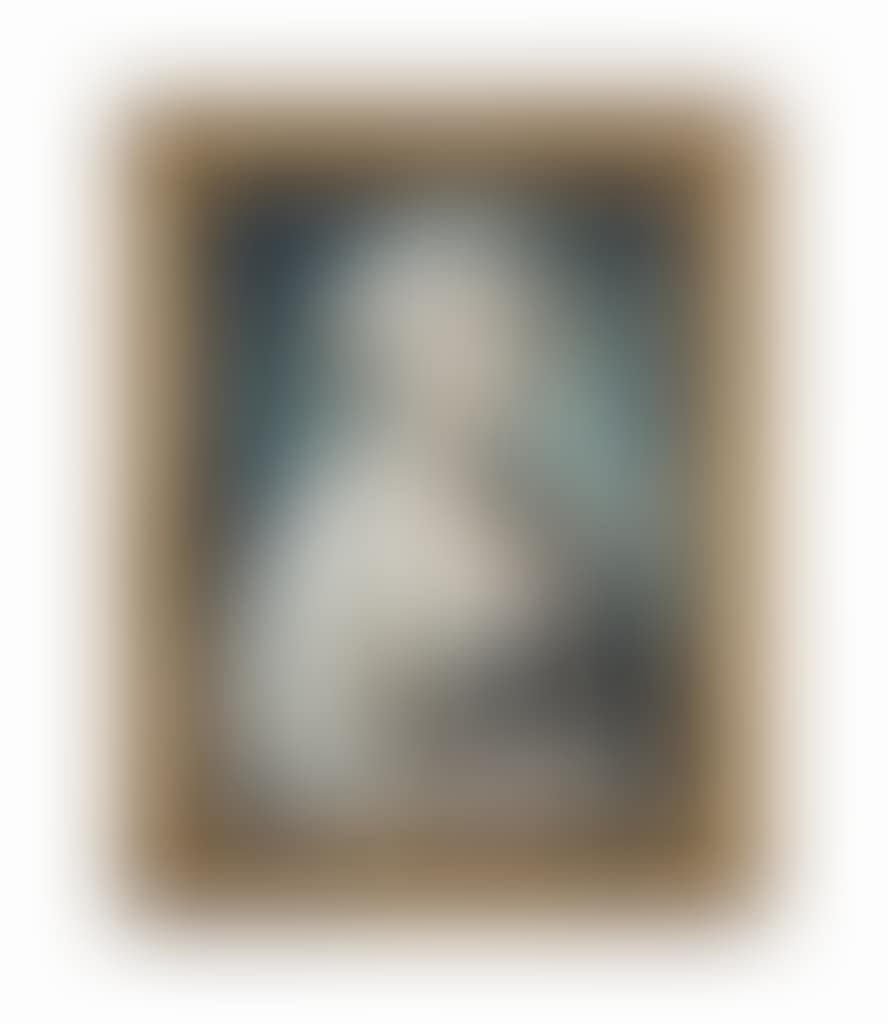 Portrait of Signora Marendia Shepri de Paros, Sorella dell' Altra 1738, half-length, in a blue dress and a white shawl and headdress (preview)