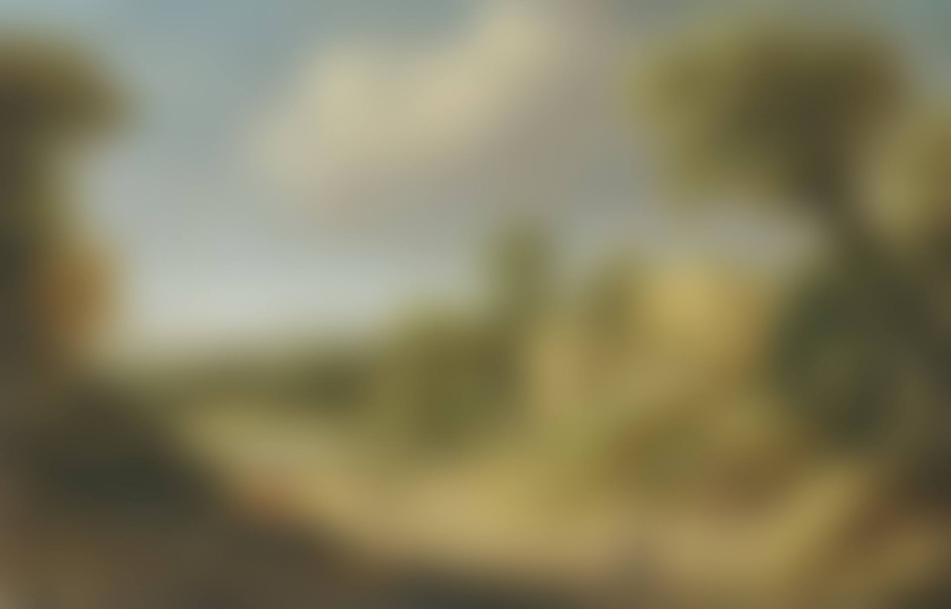 An extensive wooded landscape with townsfolk by a villa (preview)
