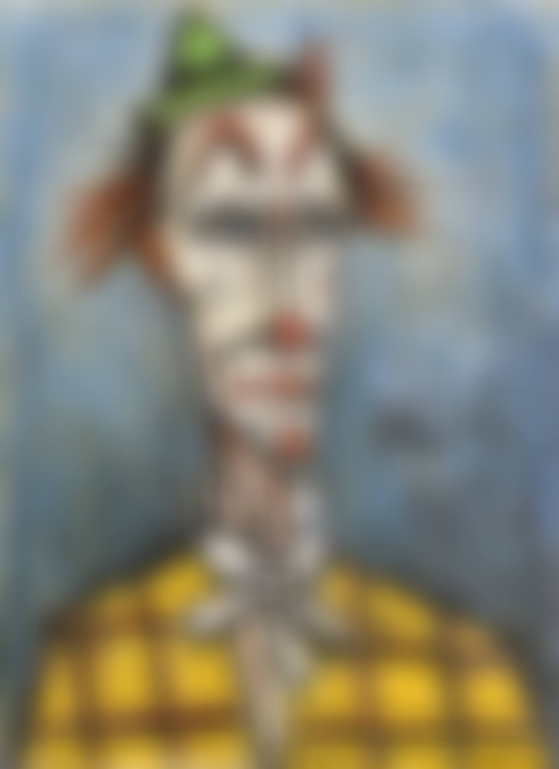 Clown blanc au chapeau vert (preview)