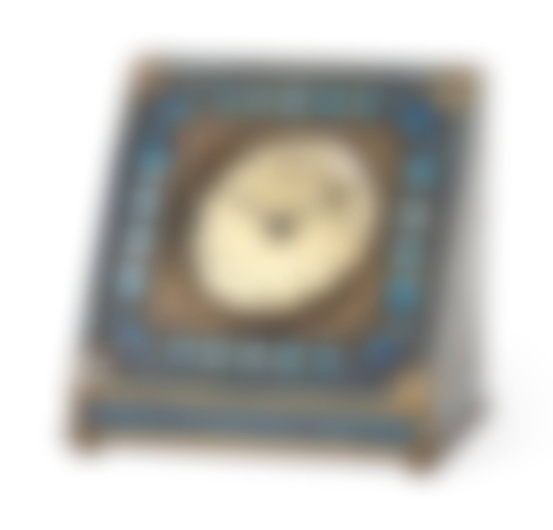 AN 'ART DECO' PATTERN DESK CLOCK (preview)