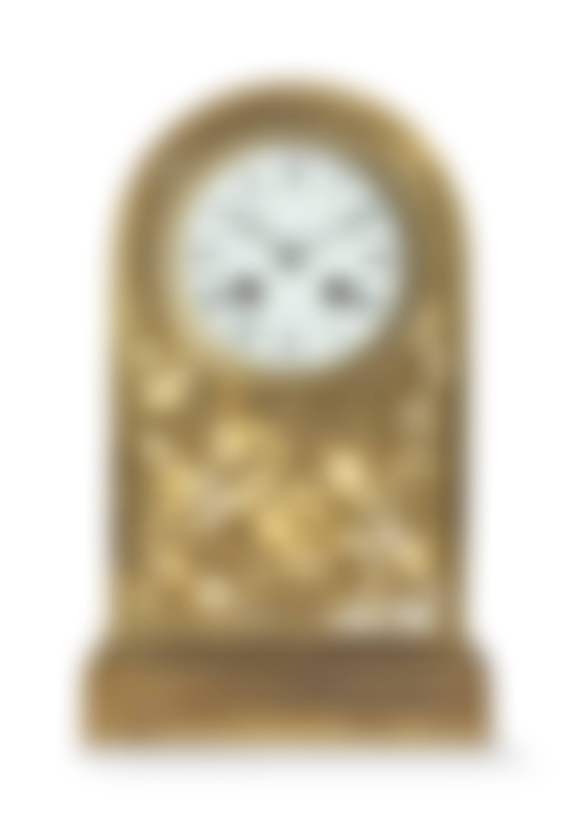 A 'GRAPE VINE' PATTERN MANTEL CLOCK (preview)