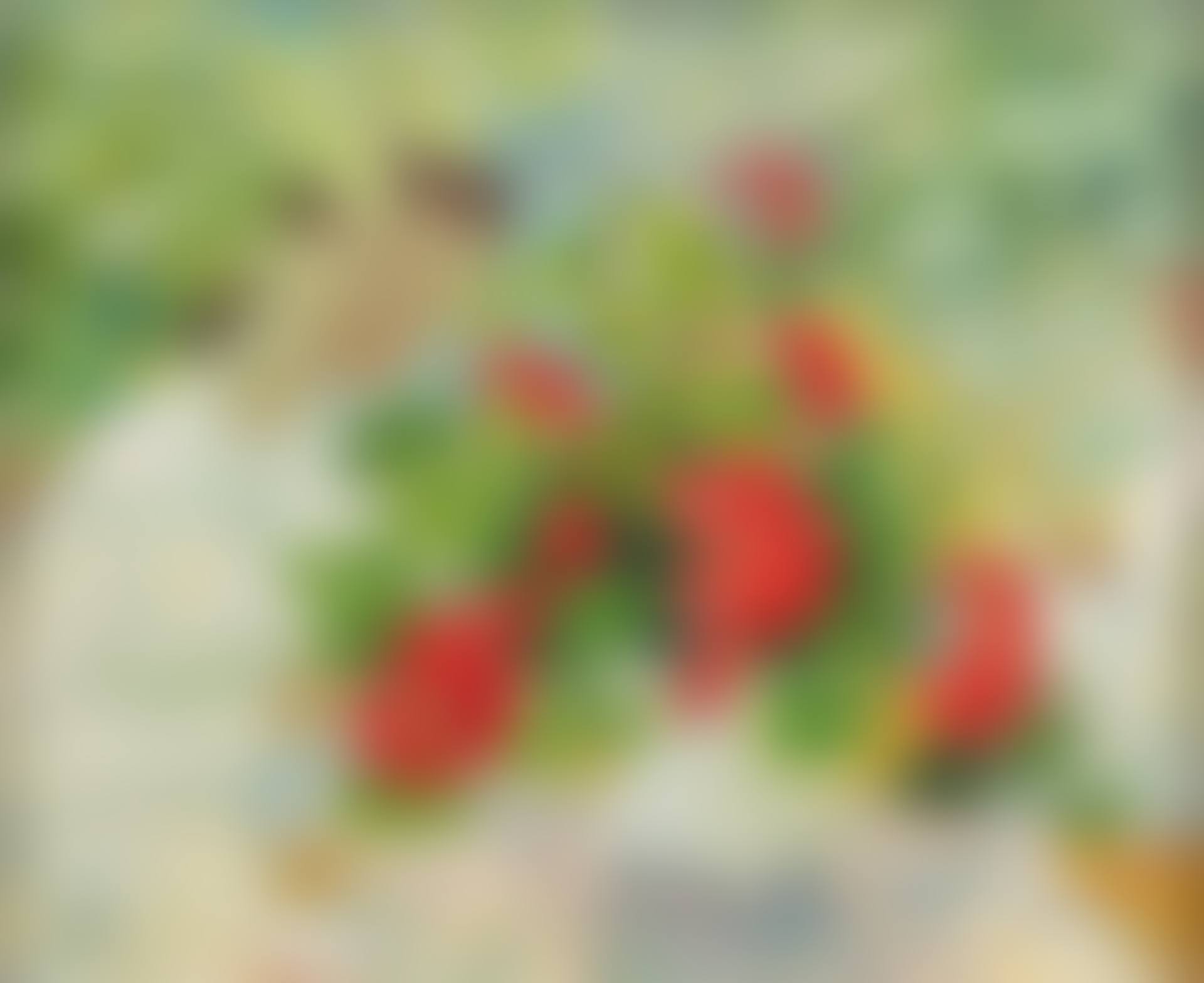 Lady with Red Flowers (preview)