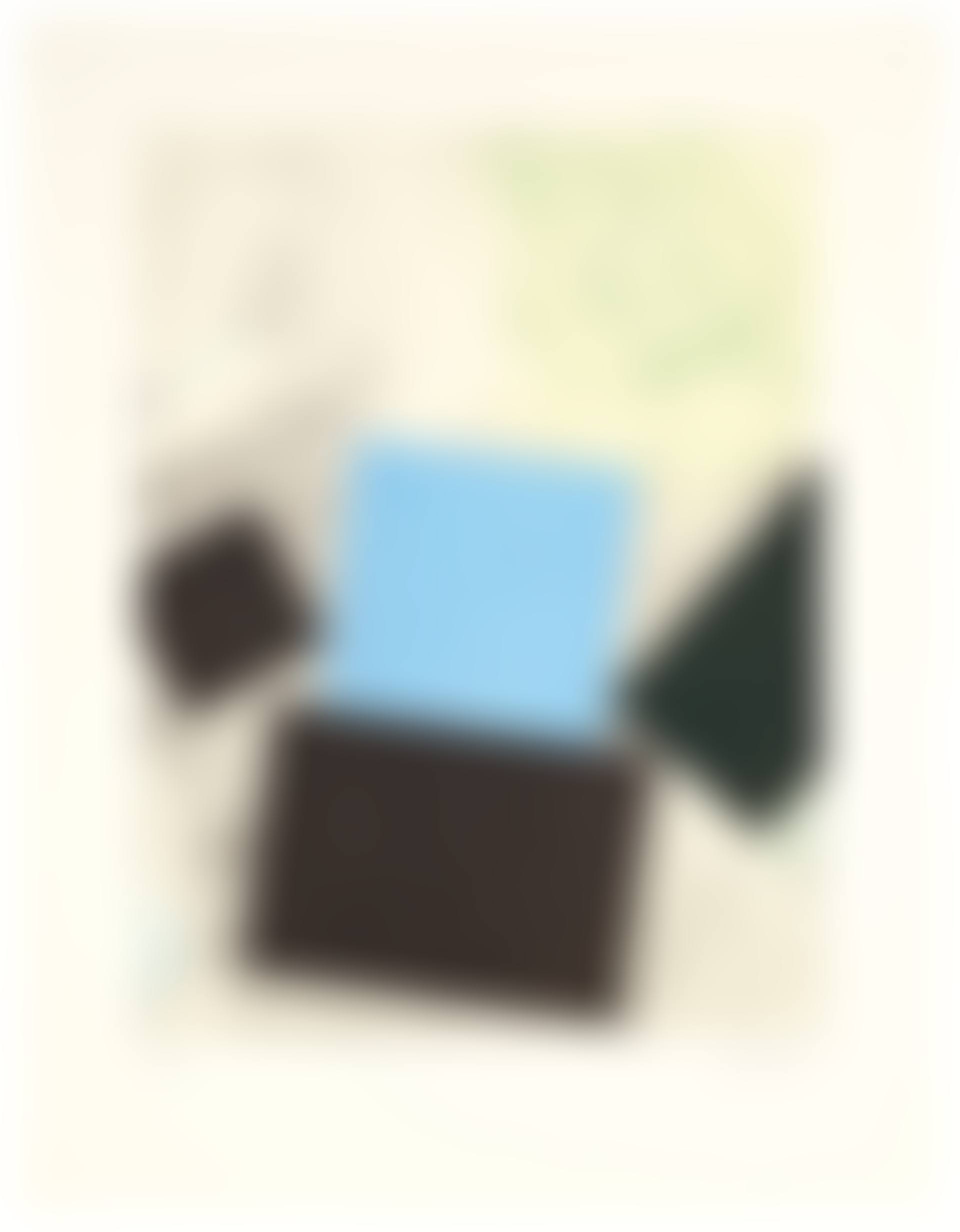 Untitled (Blue square/with green) (preview)