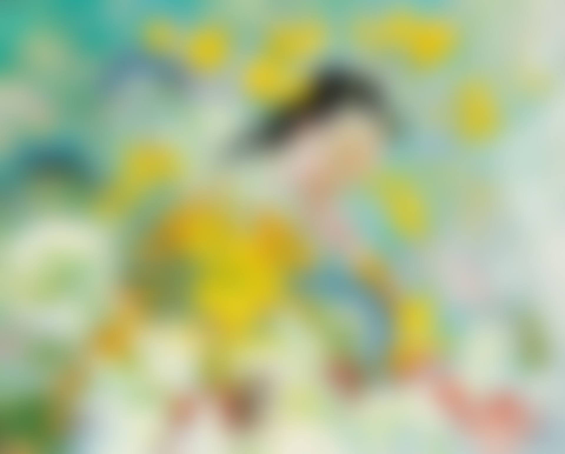 Femme aux Fleurs Jaune (Woman with Yellow Flowers) (preview)