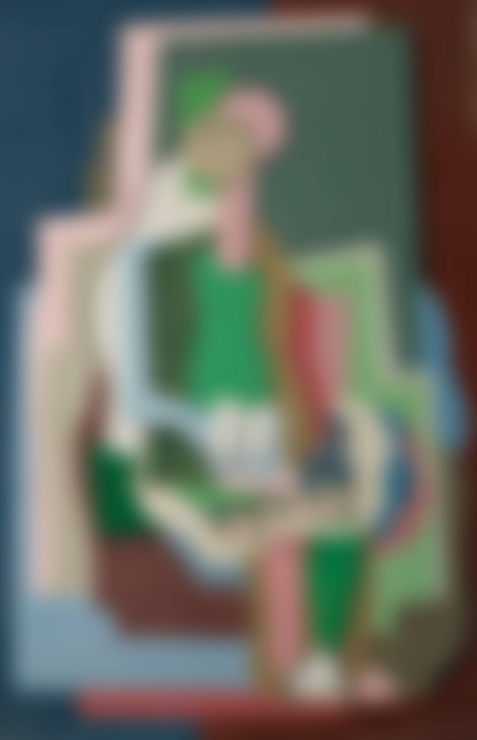Jeune fille assise (Portrait de la fille de l'artiste) (preview)