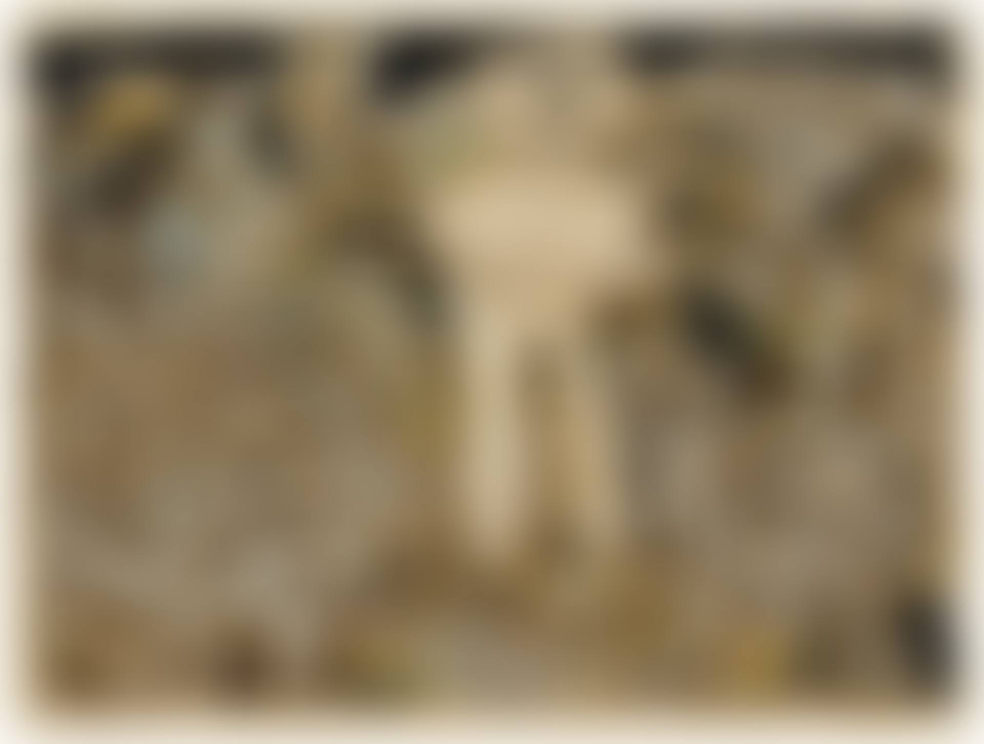 Personnage dans un paysage couleur de taupe ou de souris (preview)