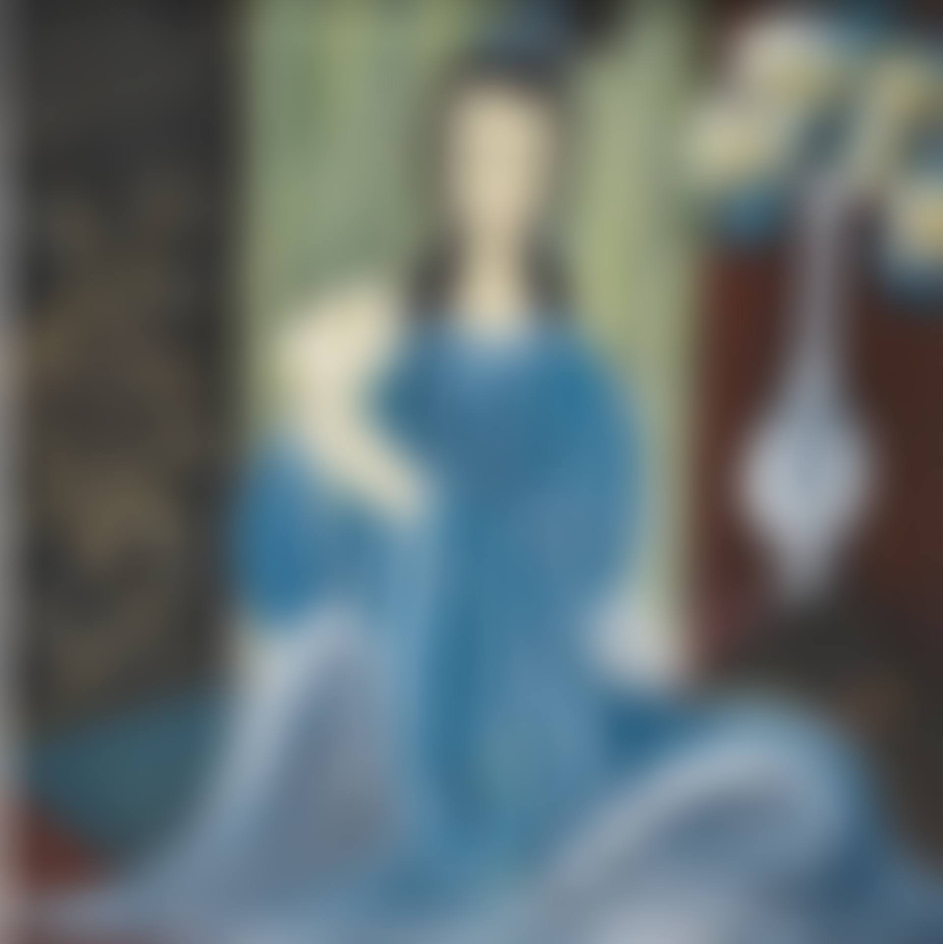 Lady Holding a Waterlily (preview)