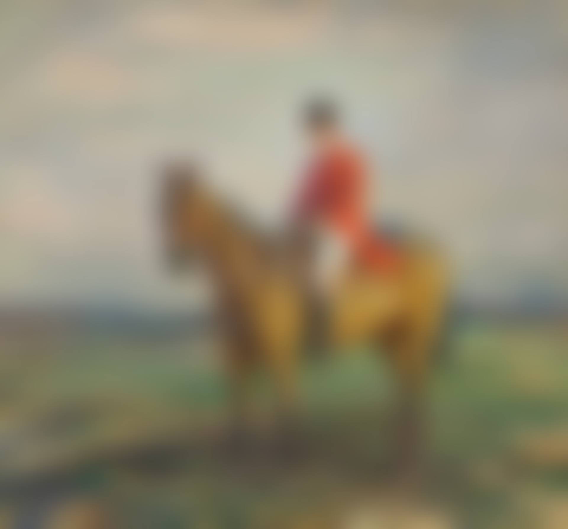 Vivian Hugh Smith on his hunter (preview)