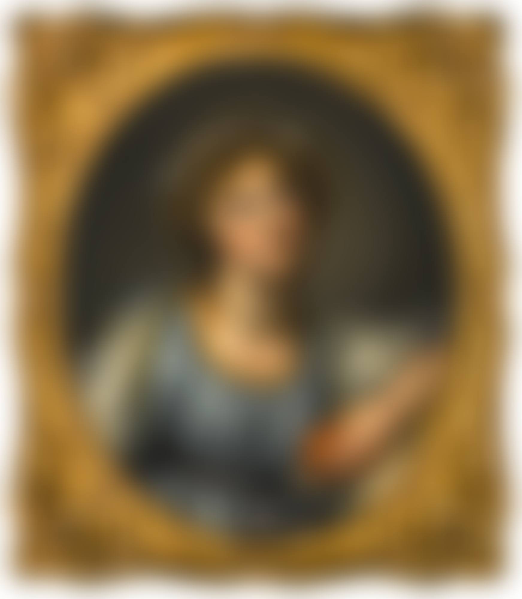 A YOUNG GIRL HOLDING AN ORANGE (preview)