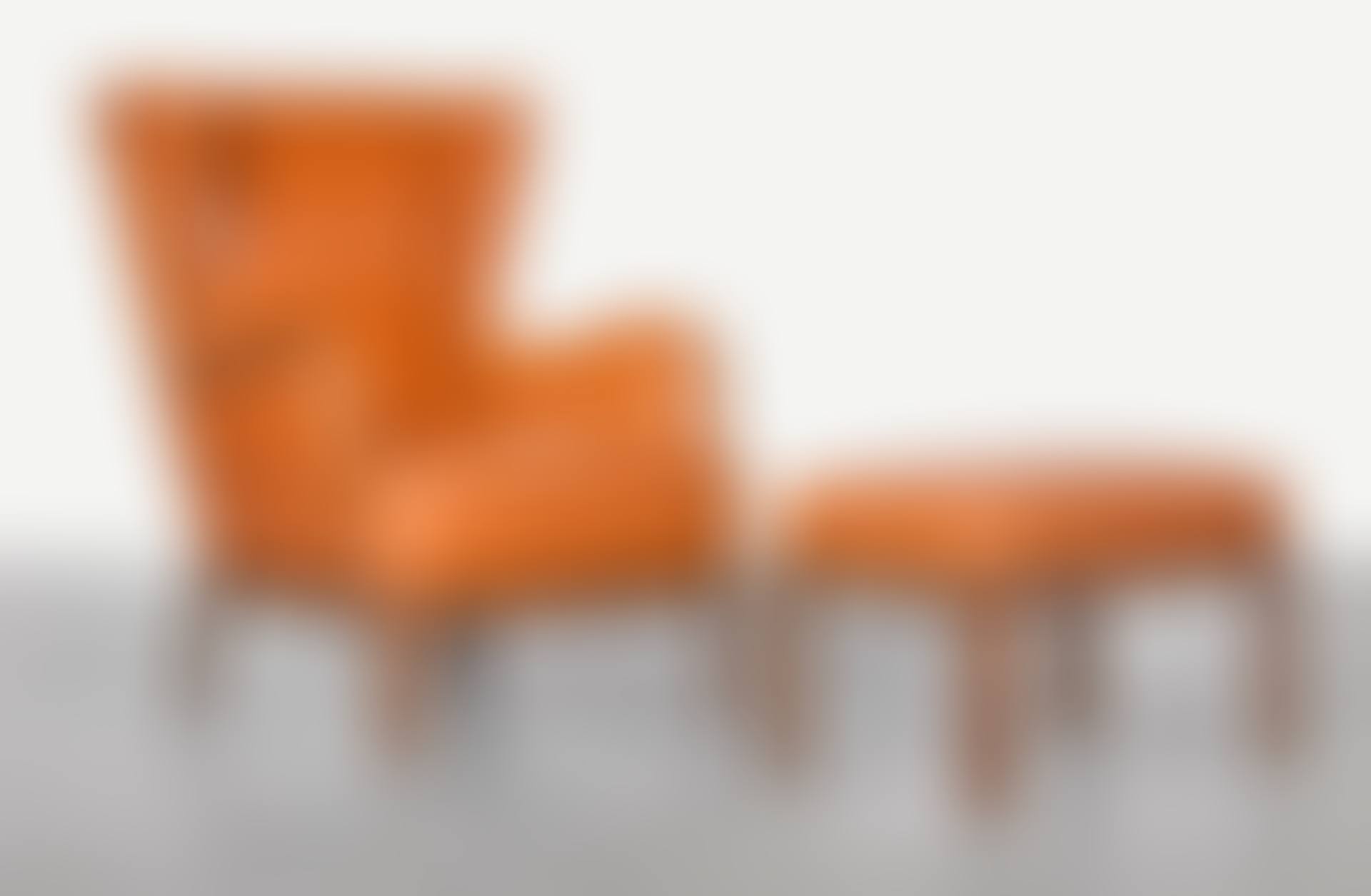 WINGBACK ARMCHAIR AND OTTOMAN (preview)