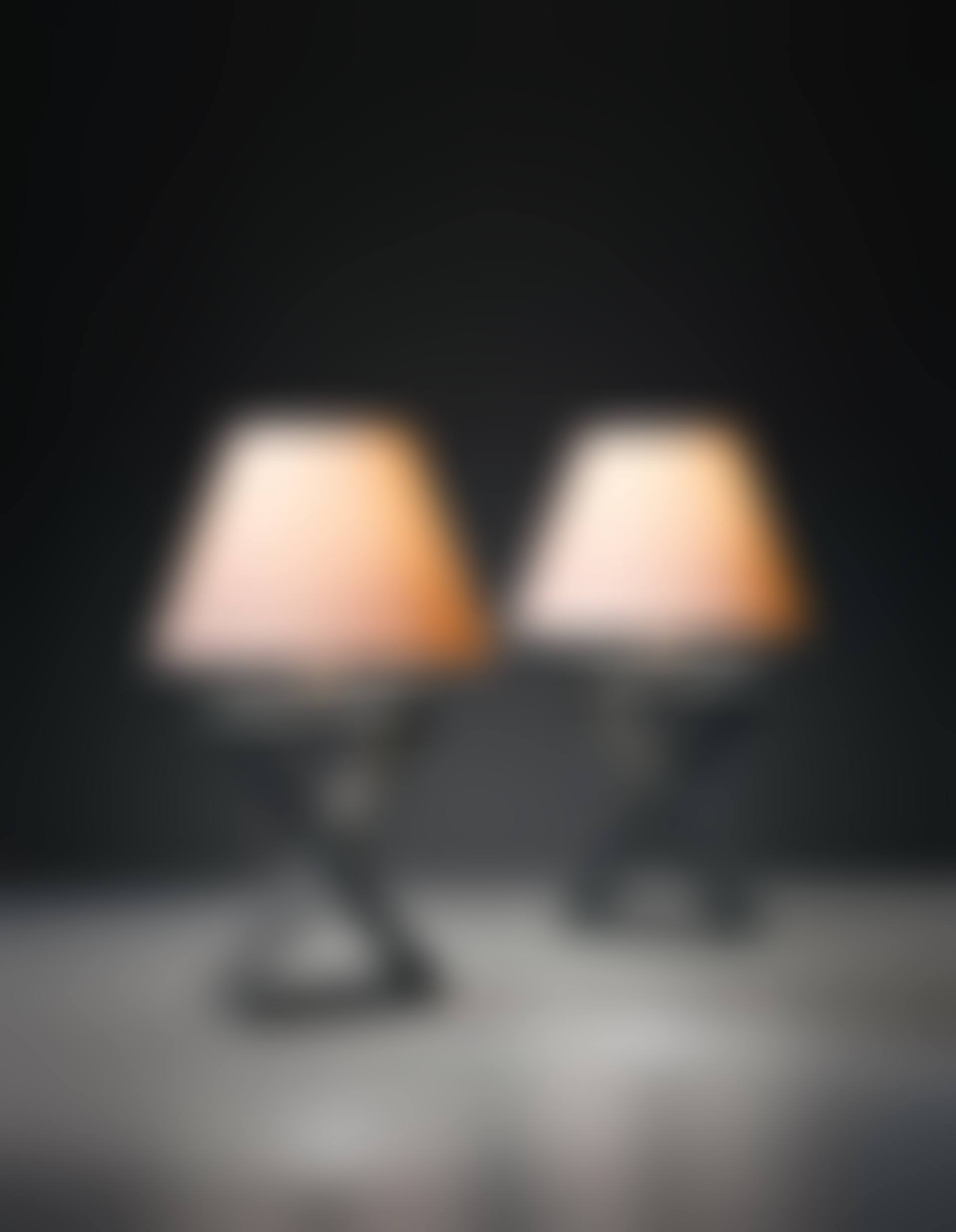 Pair of "X" table lamps, from the Hotel Horizonte, Mar del Plata (preview)