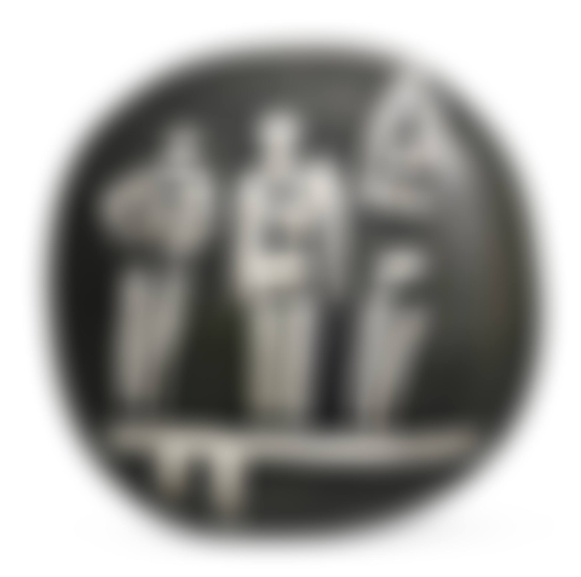 TROIS PERSONNAGES SUR TREMPLIN (A. R. 374)<br/> (preview)