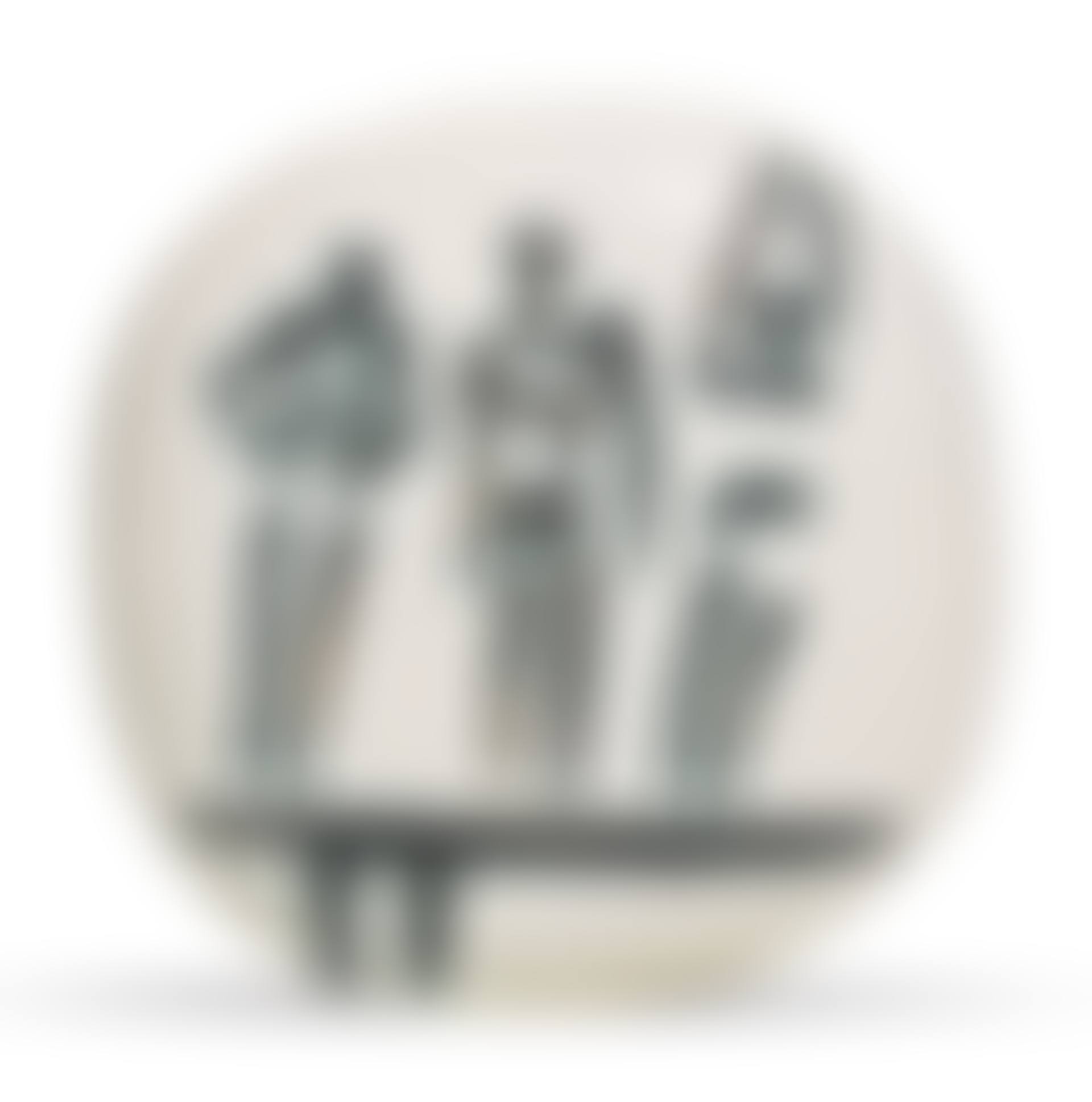 TROIS PERSONNAGES SUR TREMPLIN (A. R. 375)<br/> (preview)