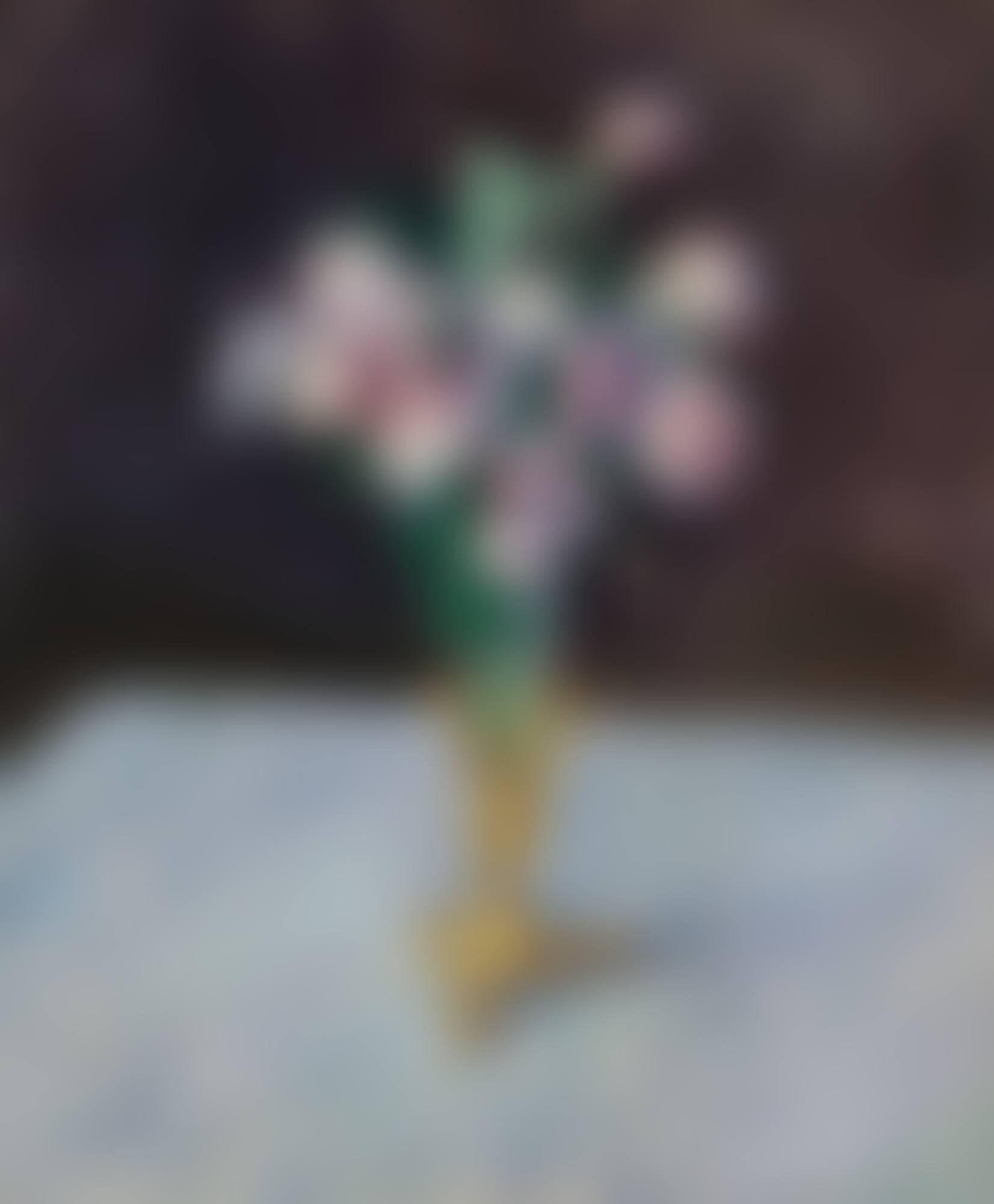 BOUQUET DE ROSES DANS UN VASE DE CRISTAL (preview)