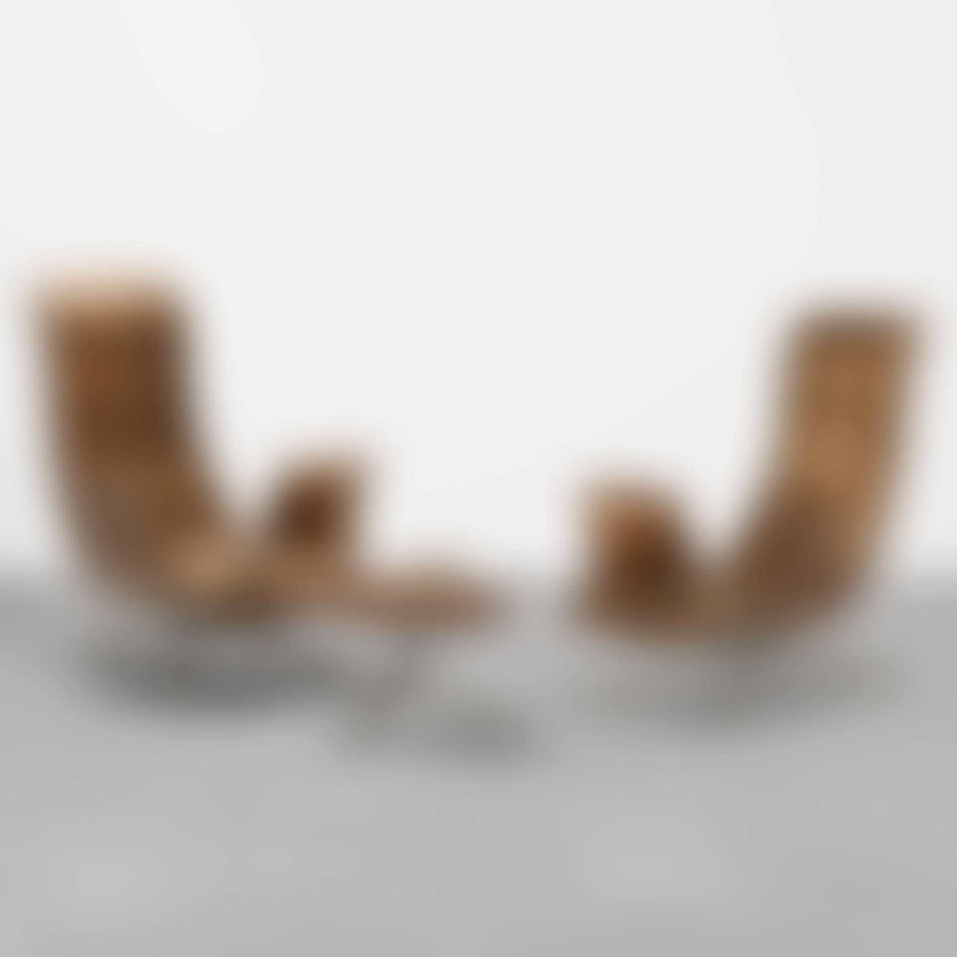 Tri-symmetric wing armchairs model 503 and ottoman, model 504 (preview)