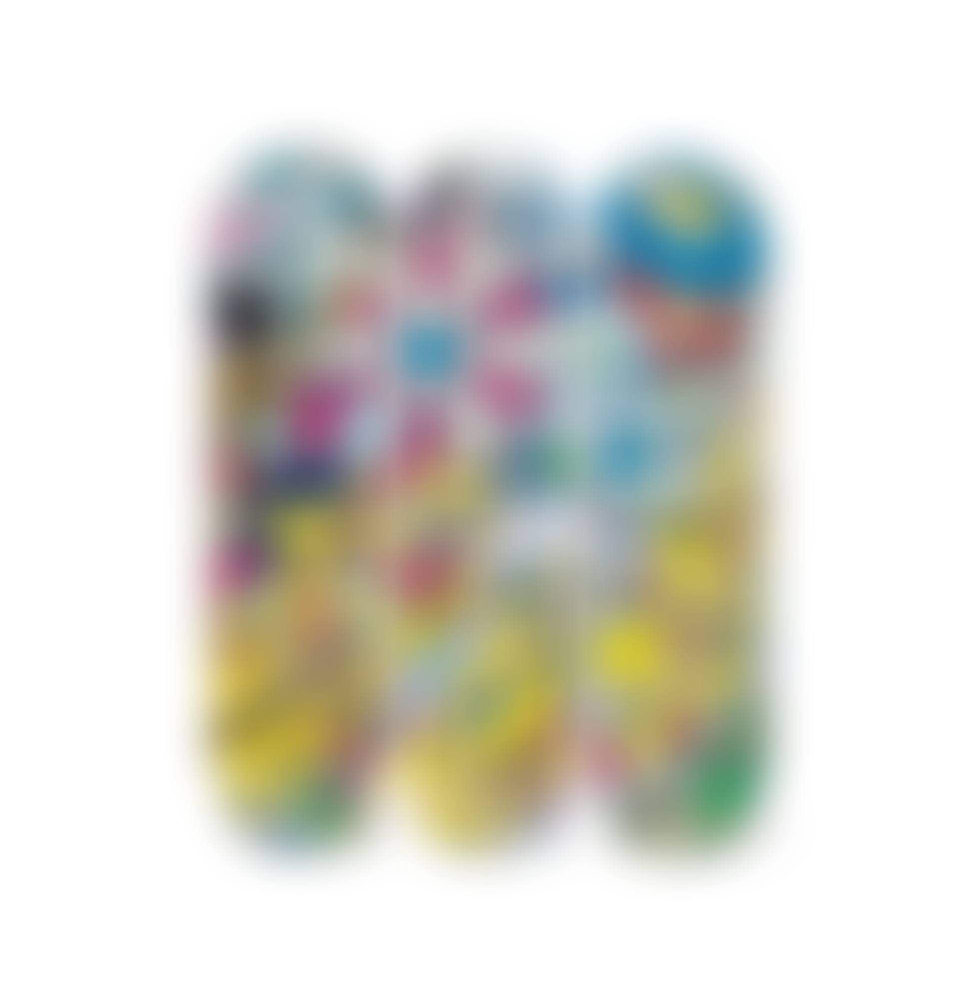 FLAMING SKULLS SKATEBOARD DECKS (SET OF THREE) (preview)