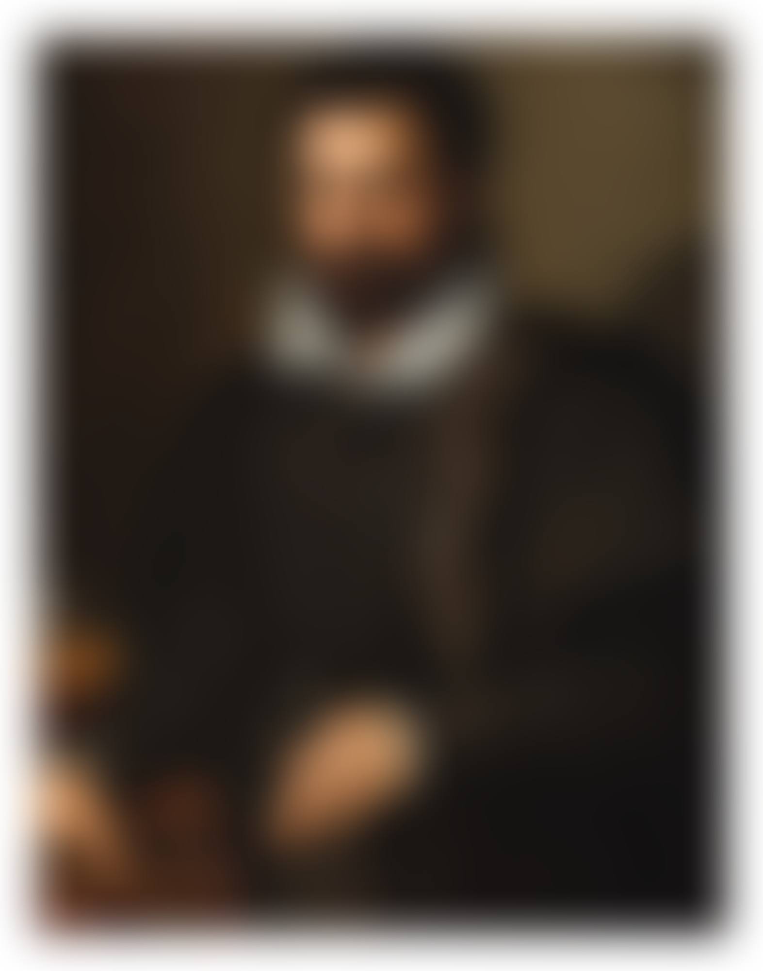 PORTRAIT OF A GENTLEMAN, THREE-QUARTERS, HIS ARM RESTING ON A WRITING TABLE (preview)