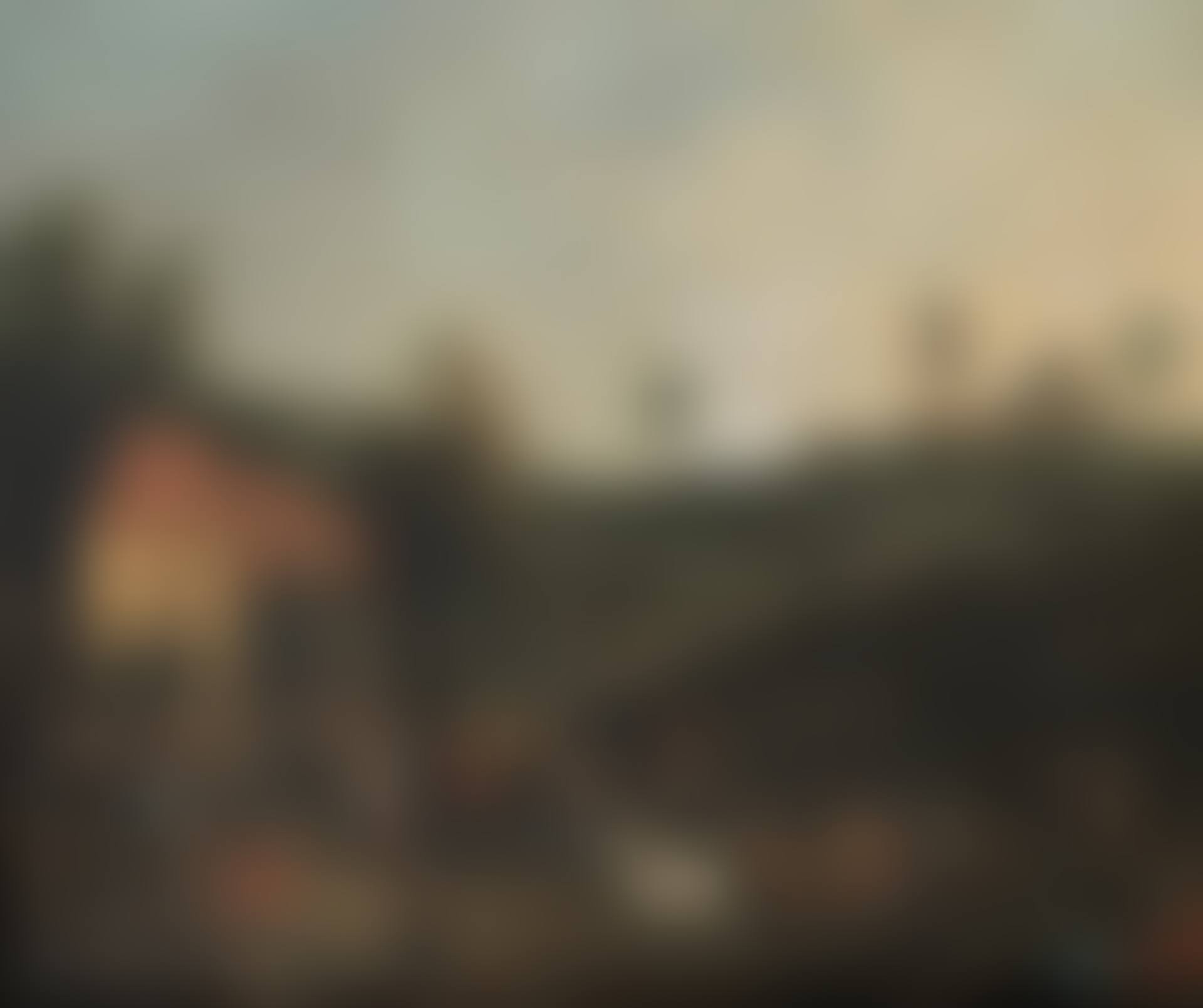 Harvesters before a farm cottage (preview)