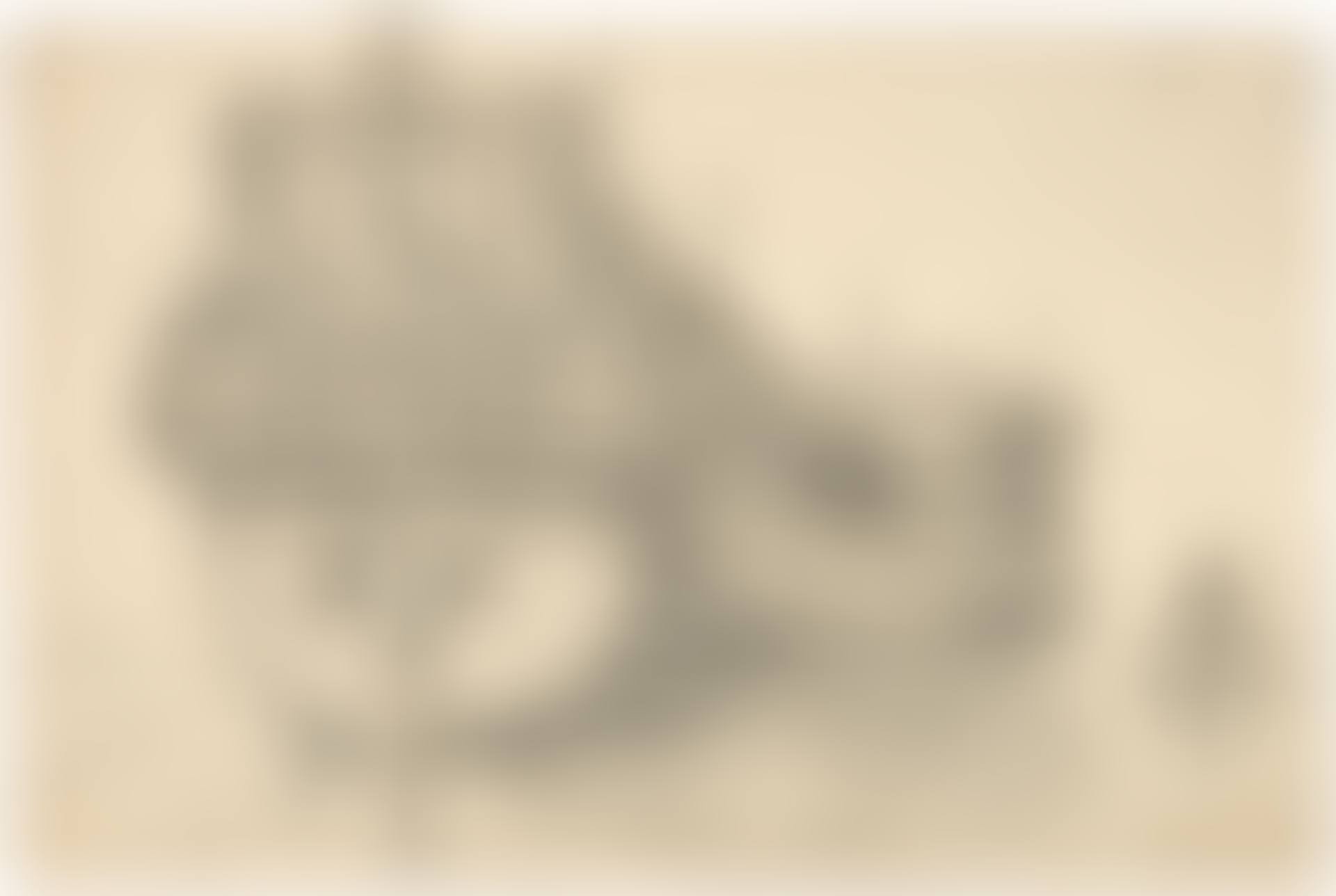The stern of a ship with a town in the background (preview)