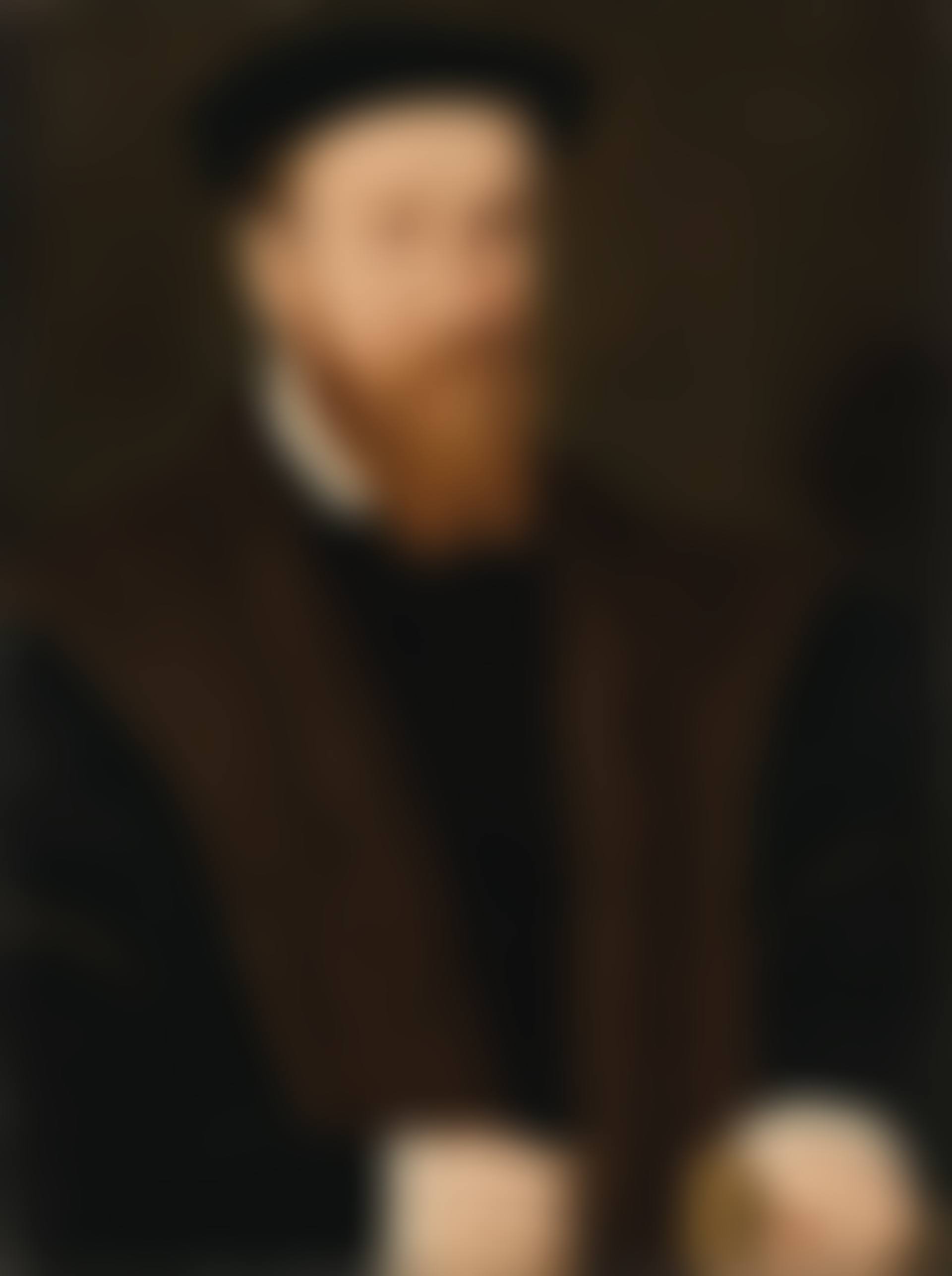 Portrait of Sir John Cheke (1514-1577), half-length, in a black doublet and fur-trimmed coat (preview)