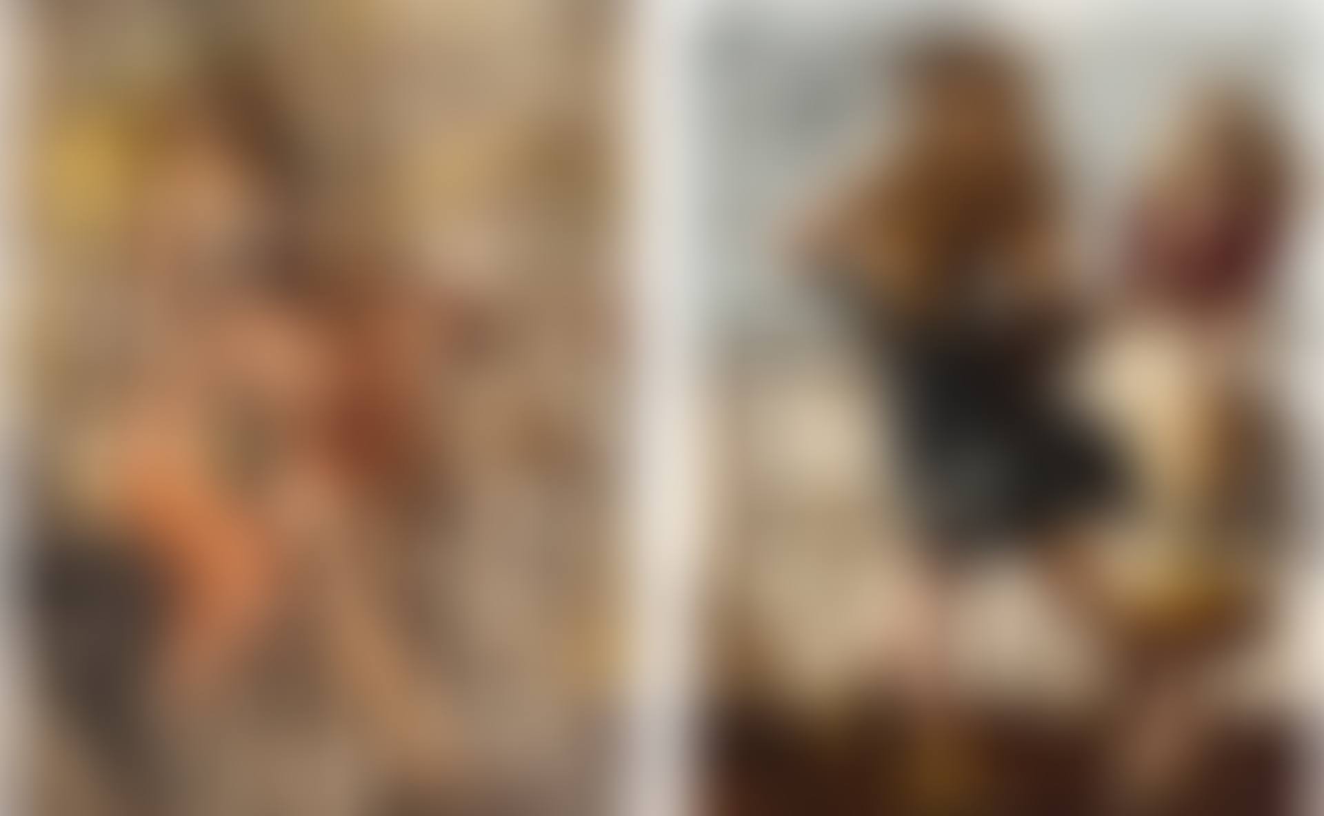 Carousel and Girls on a Boardwalk: A Double-Sided Work (preview)