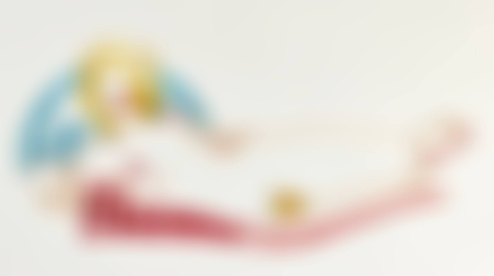 MONICA RECLINING ON BLANKET AND PILLOW (preview)