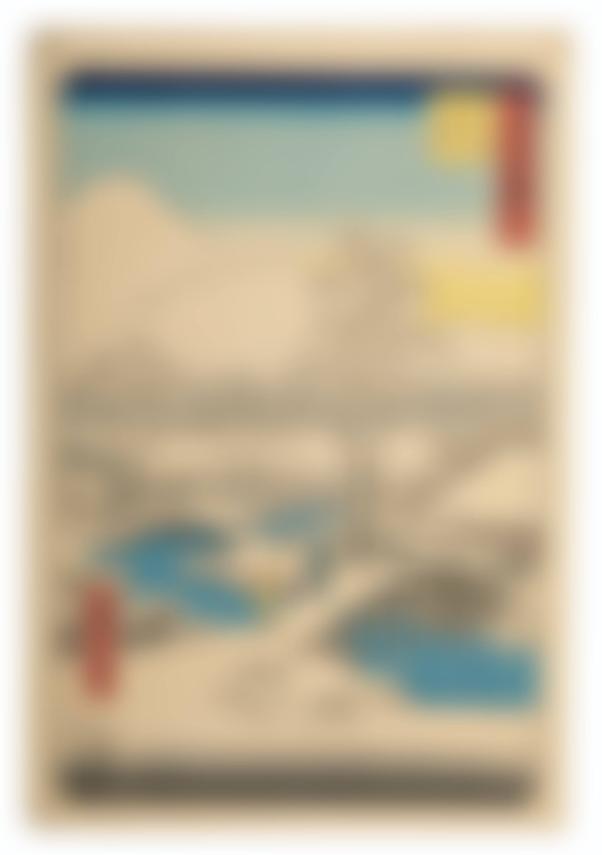 Numazu Ashigarayama fuji yuki bare (Mount Fuji and Mount Ashigara from Numazu in clear weather after snow) (preview)