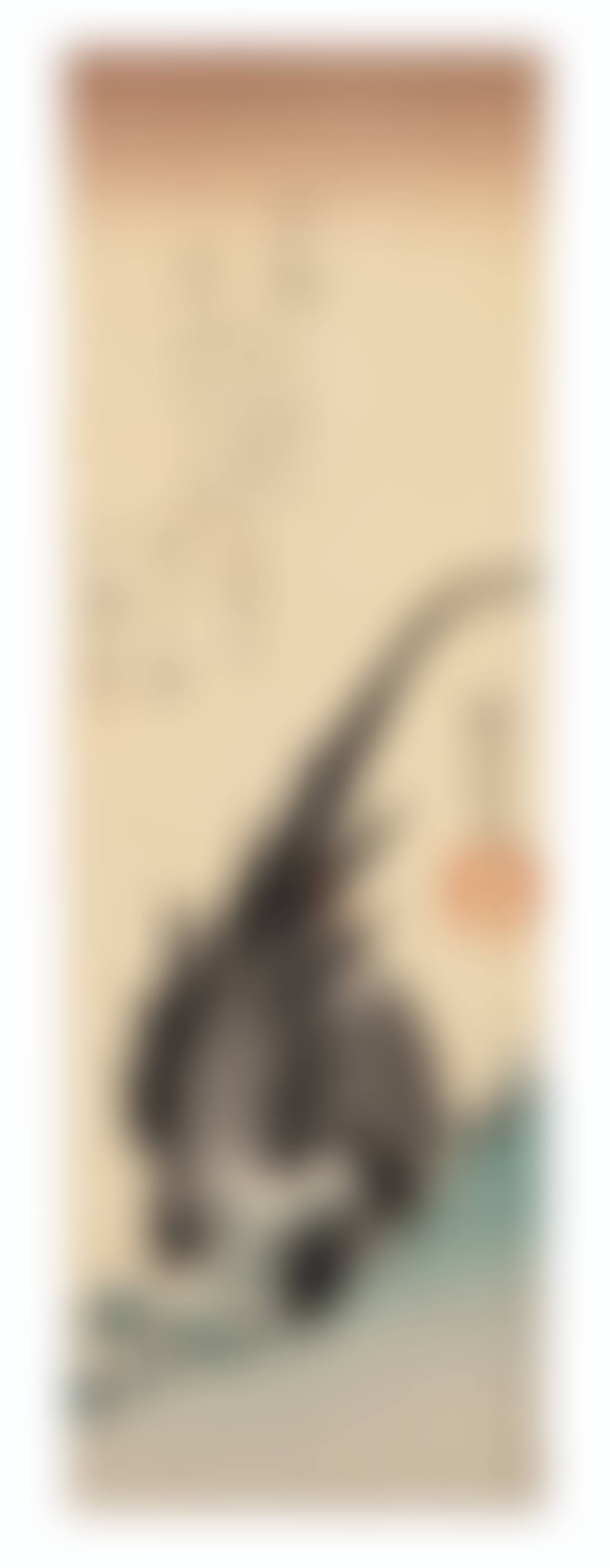 Cockerel in morning snow (preview)