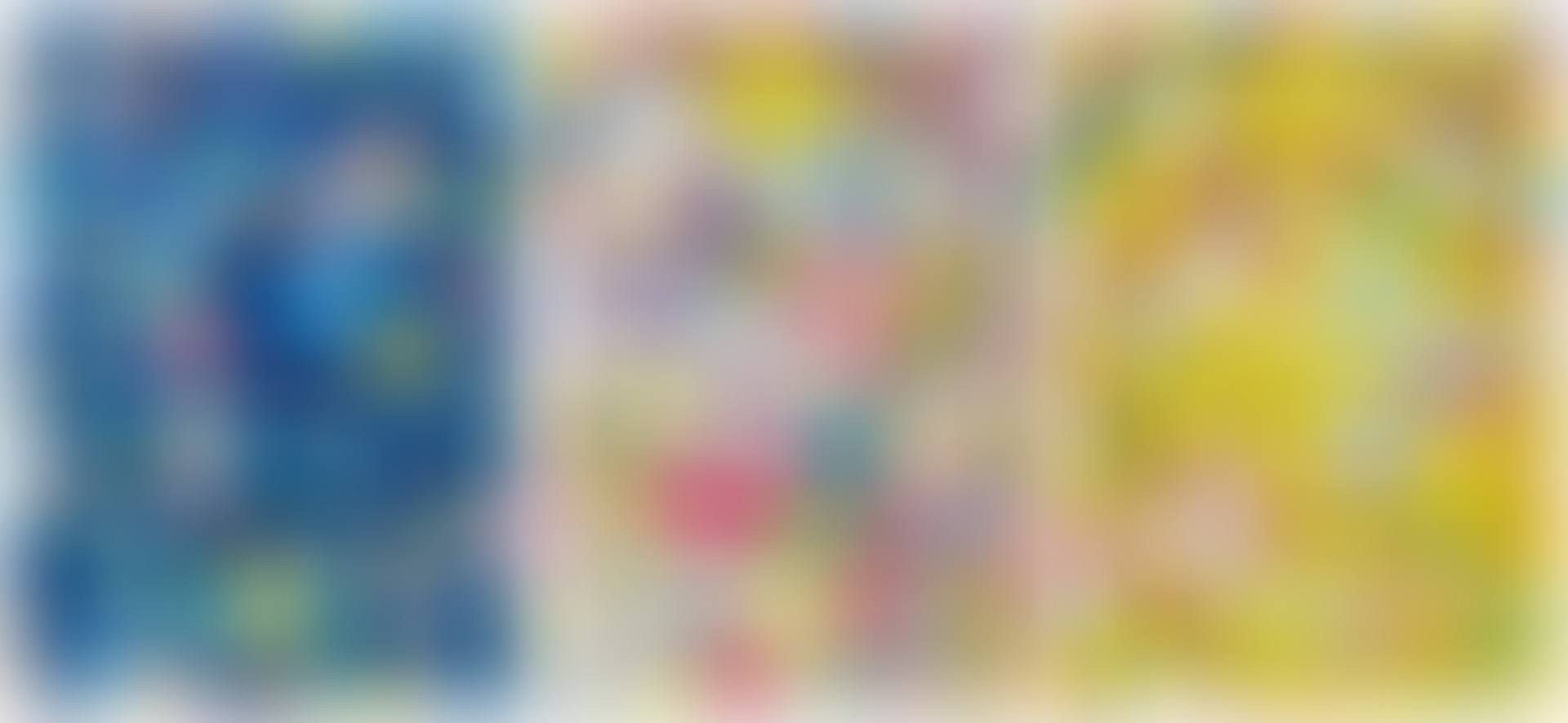 An Homage to IKB 1957 D; An Homage to Yves Klein, Multicolor D; & An Homage to Monogold 1960 D (preview)
