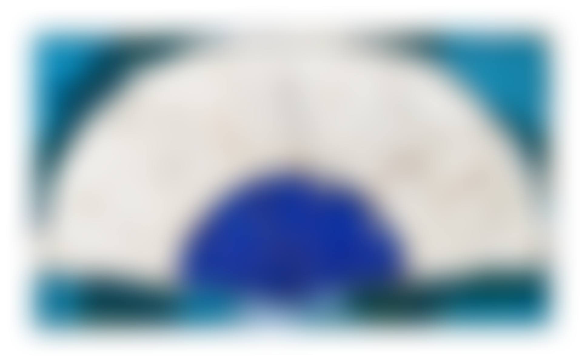 Abanico Blanco y Azul (preview)