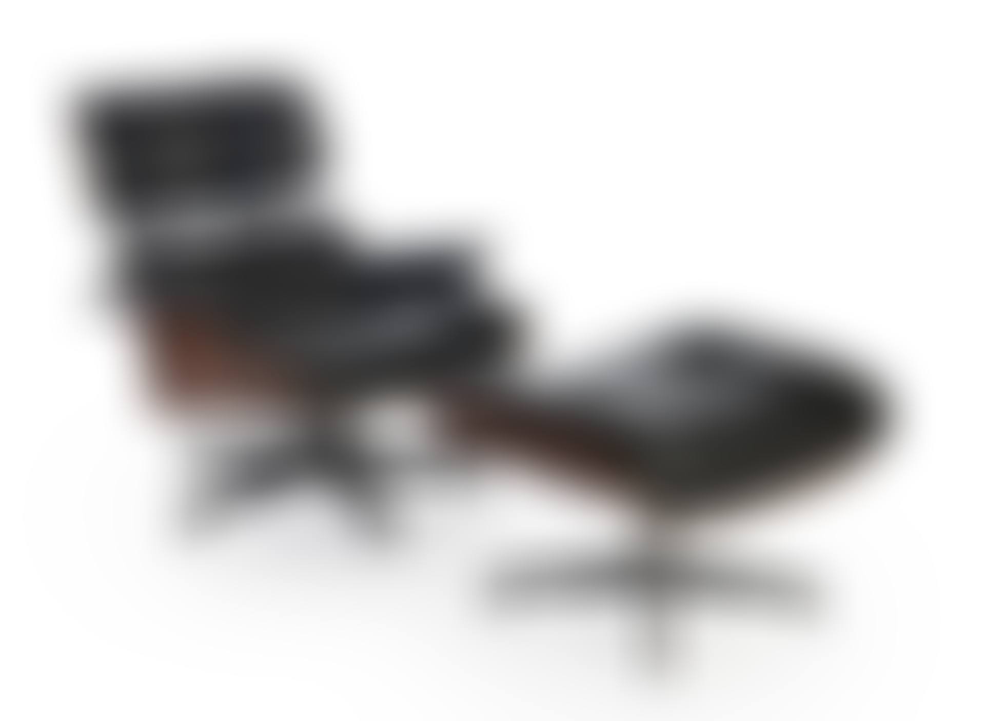 Fauteuil de repos mod. 670 dit "Lounge chair" et son ottoman mod. 671 (preview)